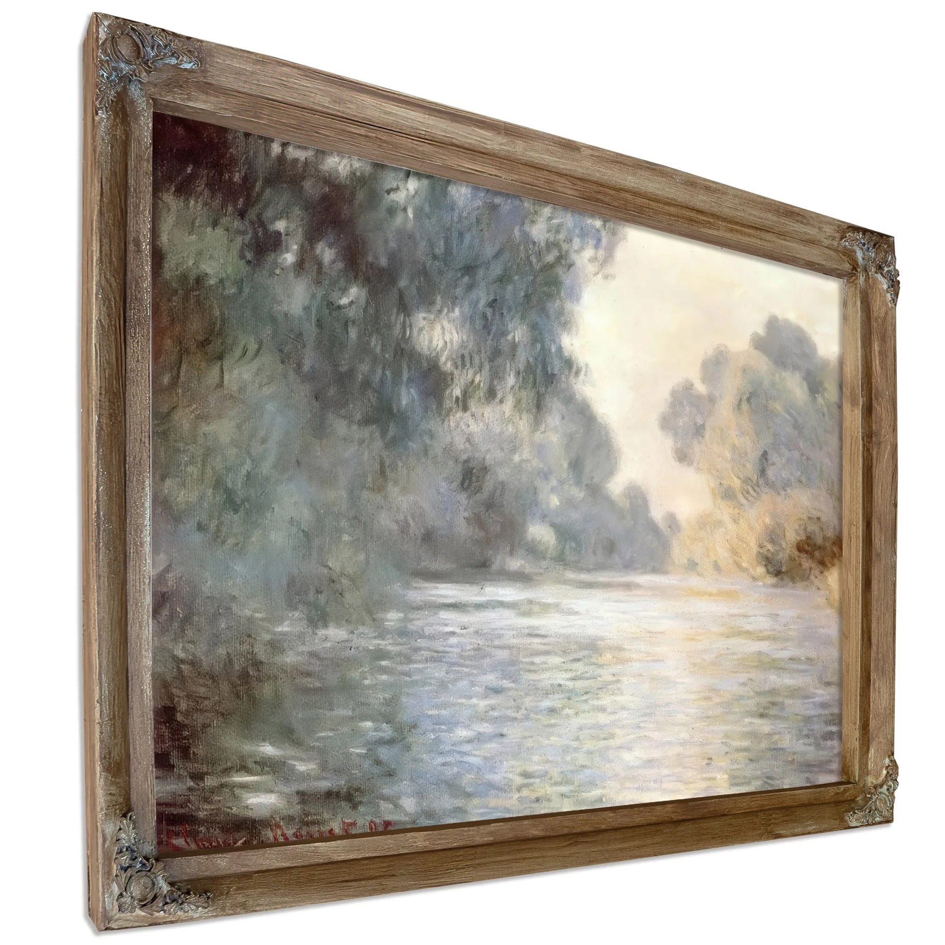 Arm Of The Seine At Giverny By Claude Monet Fine Art Print