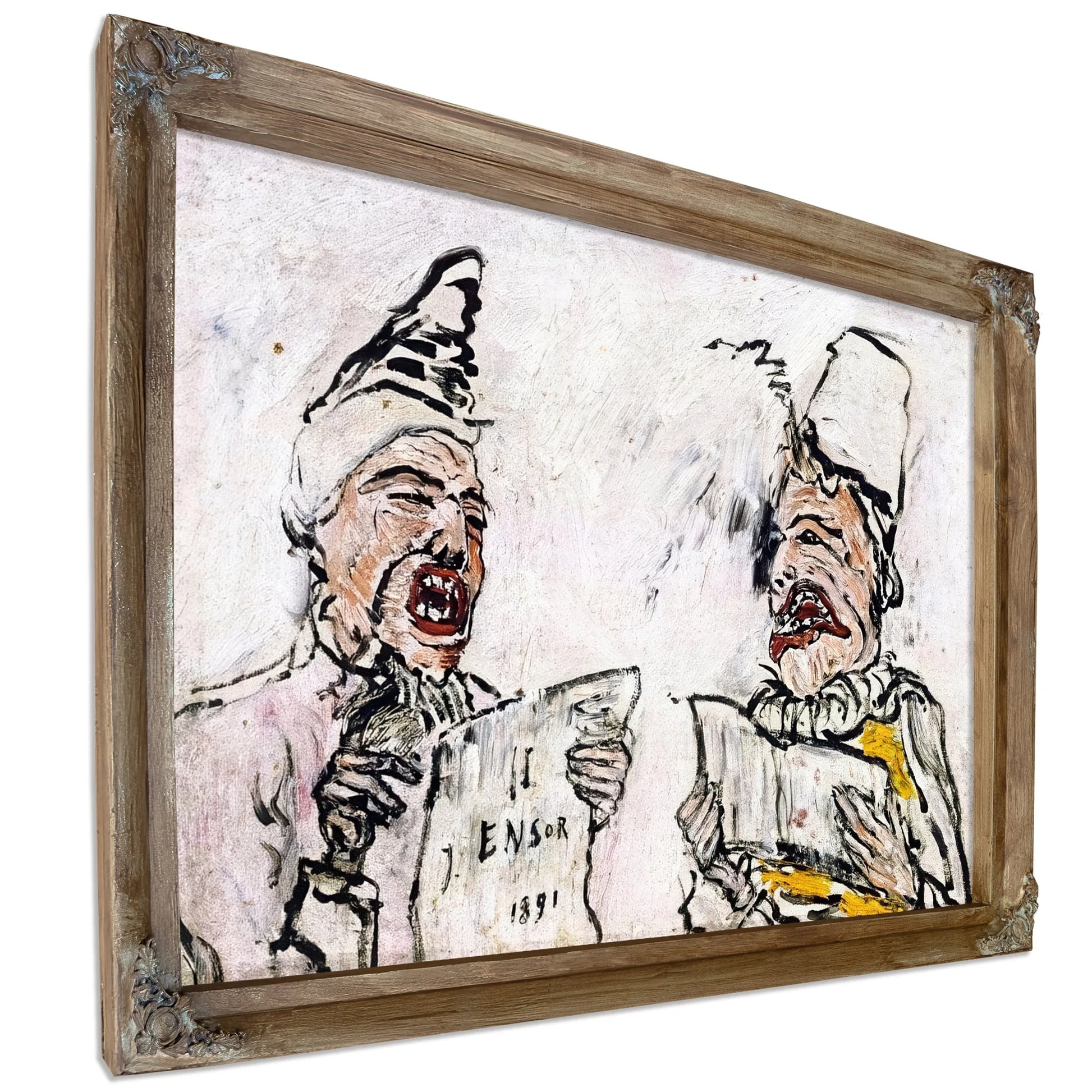 The Grotesque Singers By James Ensor Fine Art Print
