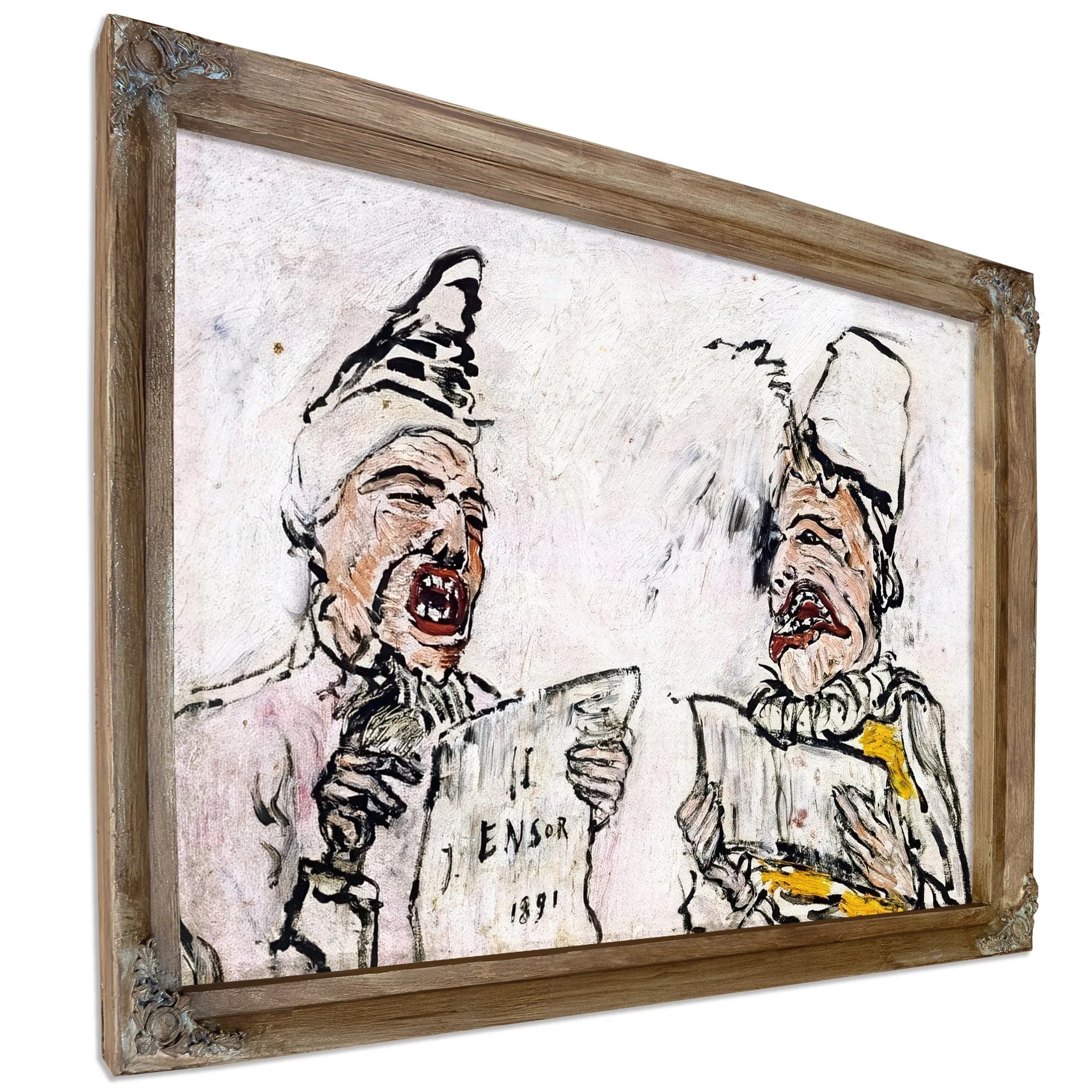 The Grotesque Singers By James Ensor Fine Art Print