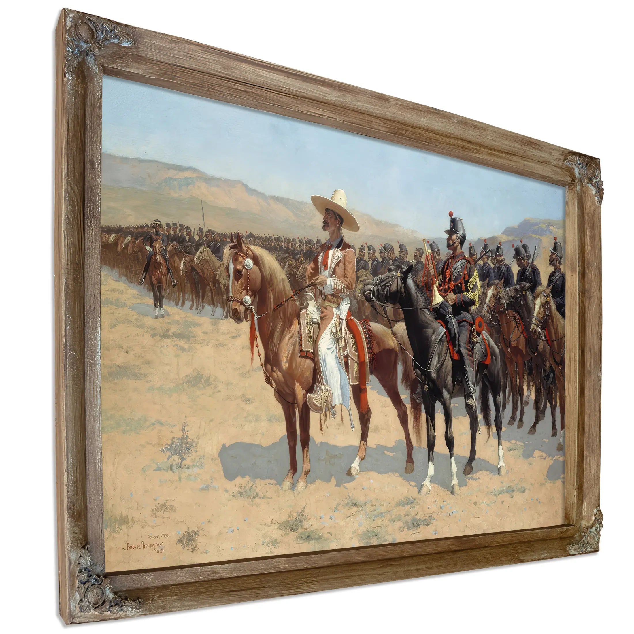 The Mexican Major B by Frederic Remington