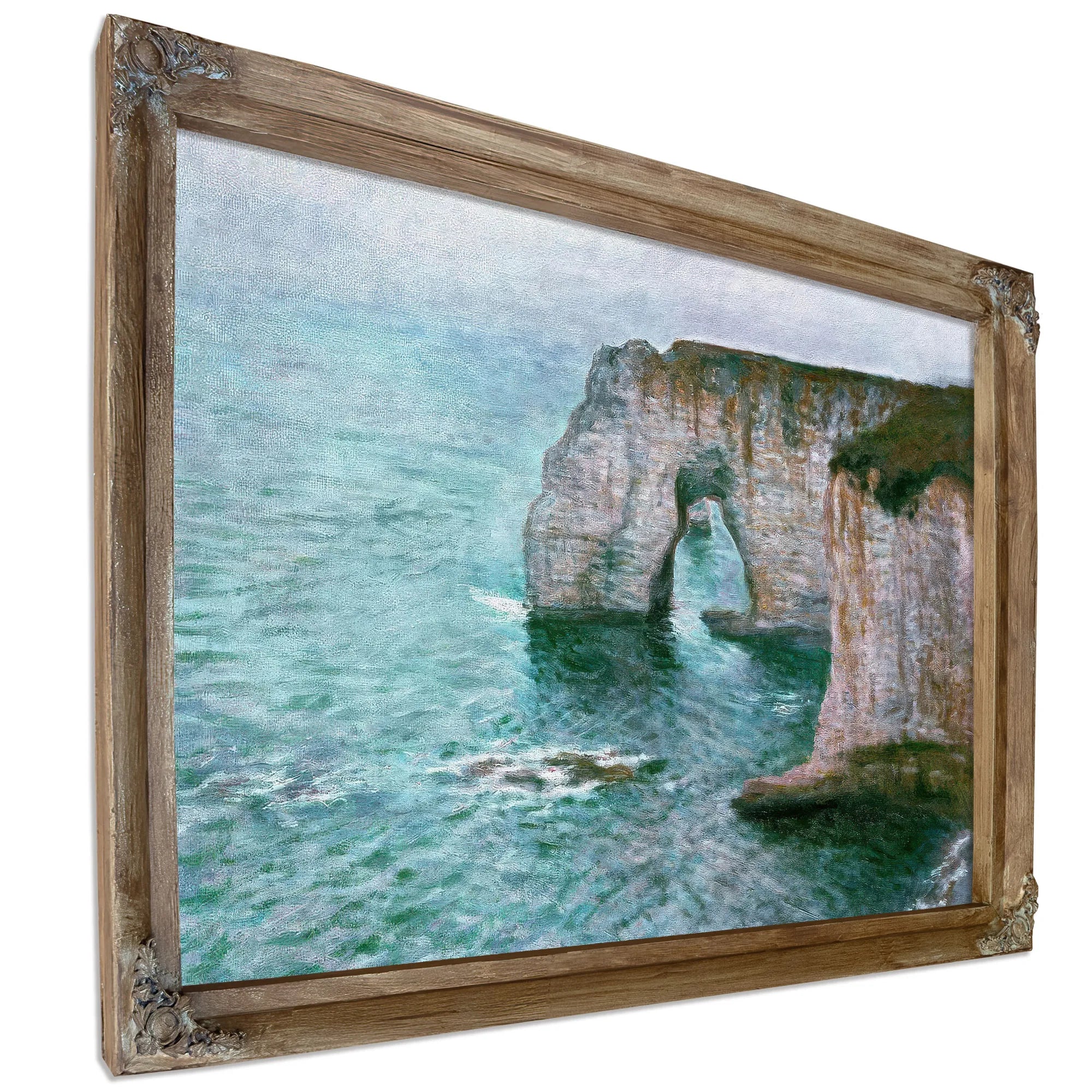 The Manne Porte At Etretat By Claude Monet Fine Art Print