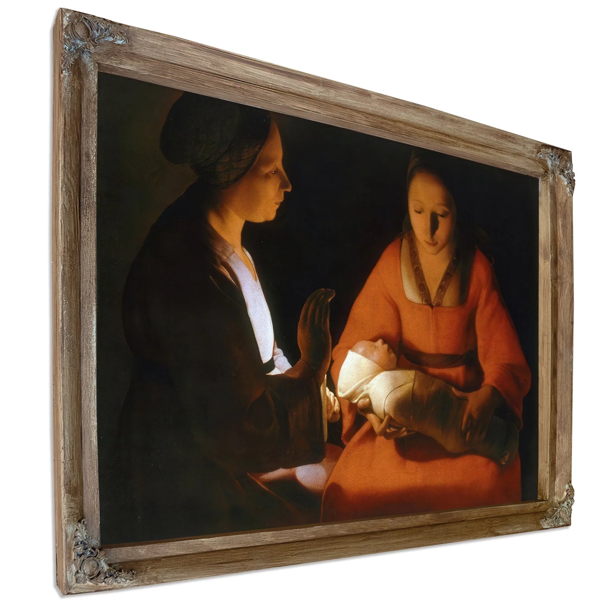 The Newborn Christ 1640 By Georges De La Tour Fine Art Print