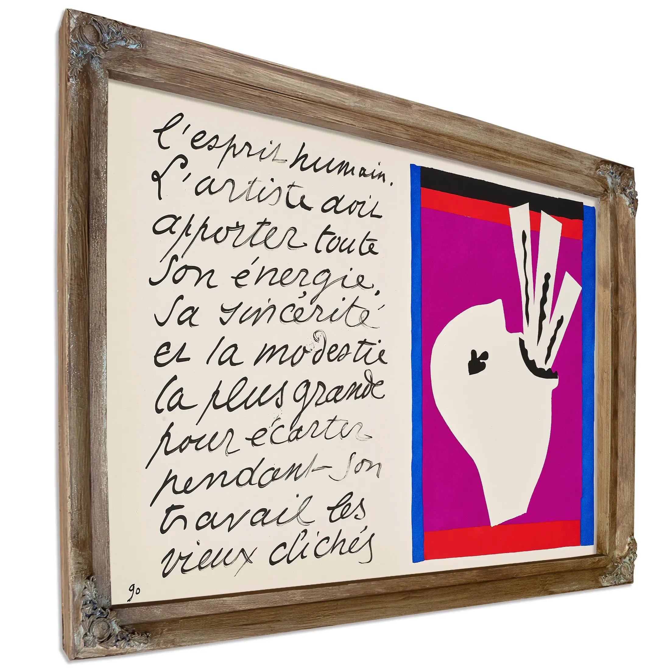 L Avaleur De Sabres (The Sword Swallower) From Jazz by Henri Matisse