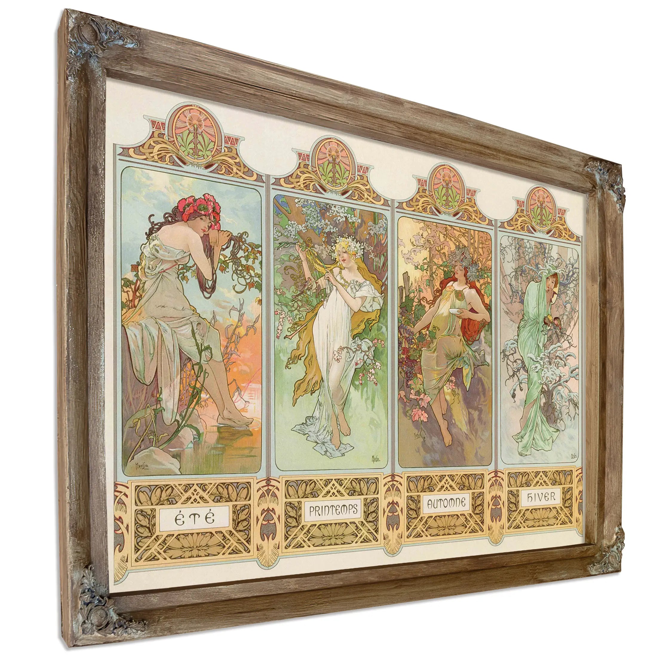 The Seasons by Alphonse Mucha