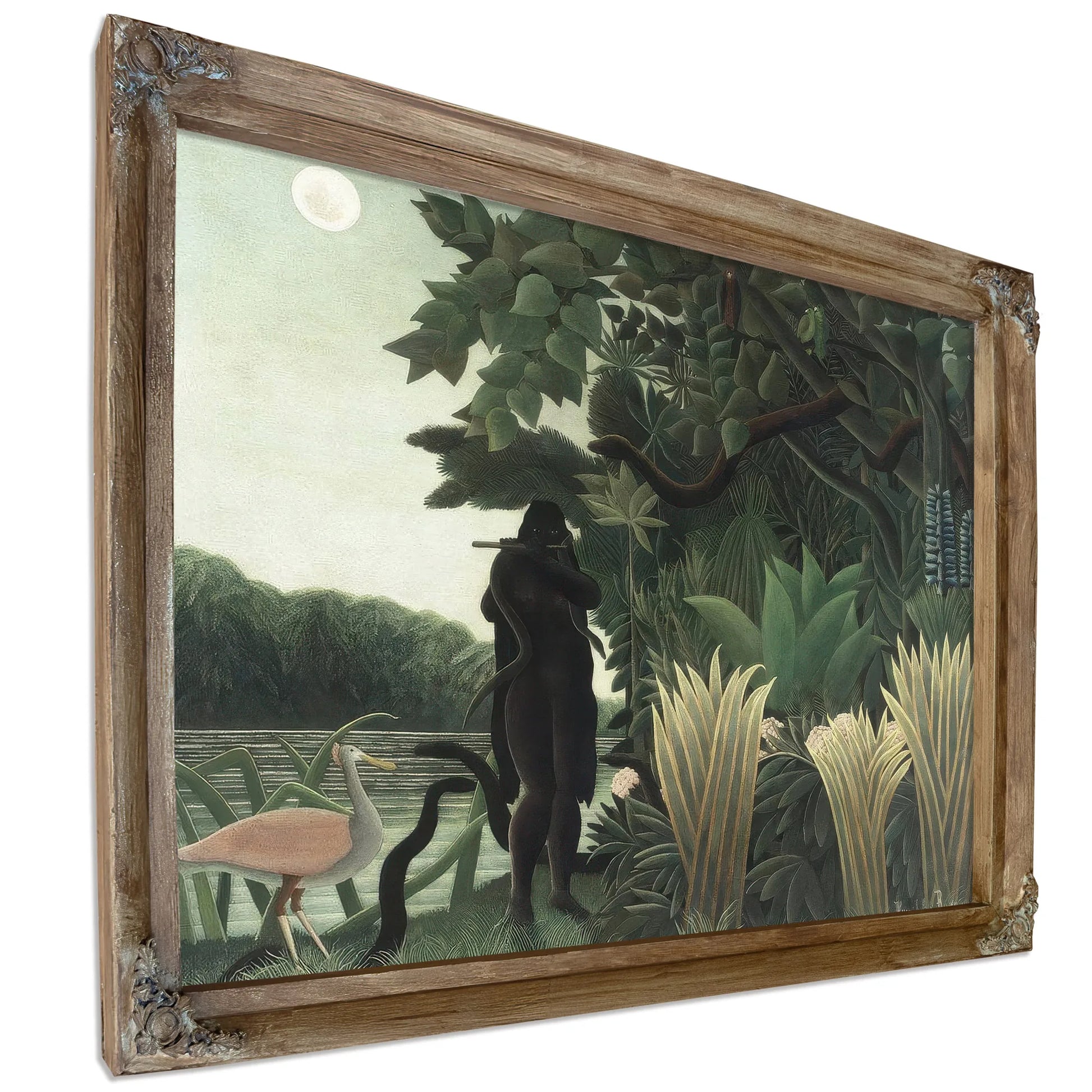 La Charmeuse De Serpents By Henri Julien Felix Rousseau Fine Art Print