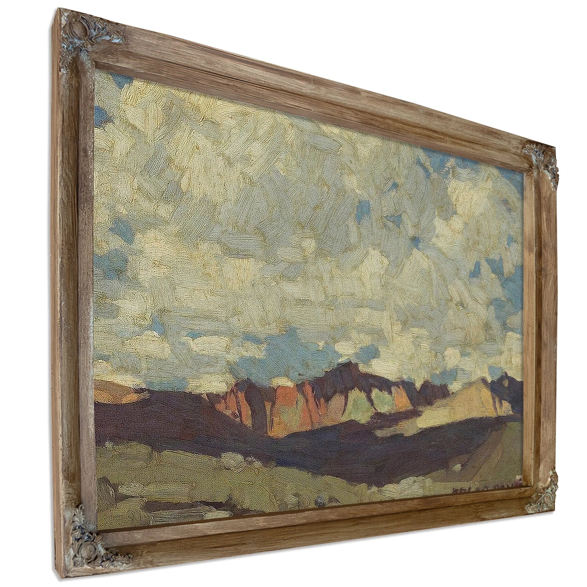 Clouds Above Cliffs By Edgar Payne Fine Art Print