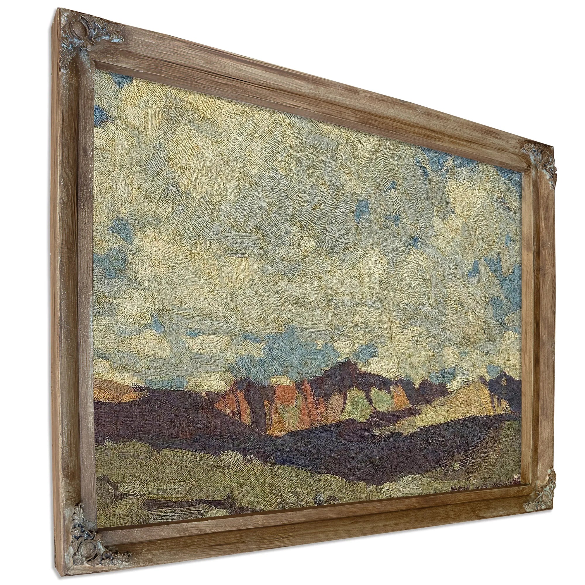 Clouds Above Cliffs By Edgar Payne Fine Art Print