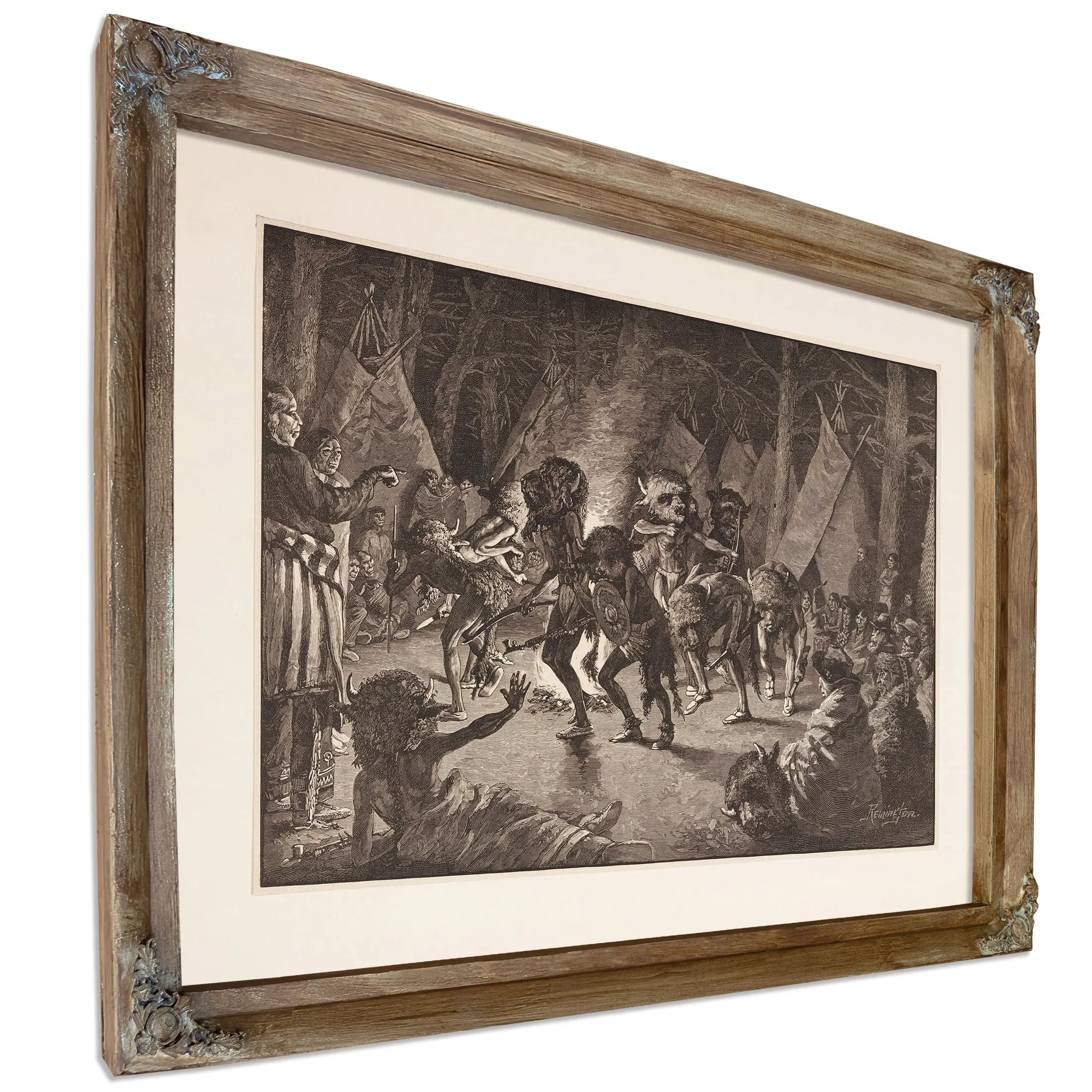 The Buffalo Dance by Frederic Remington