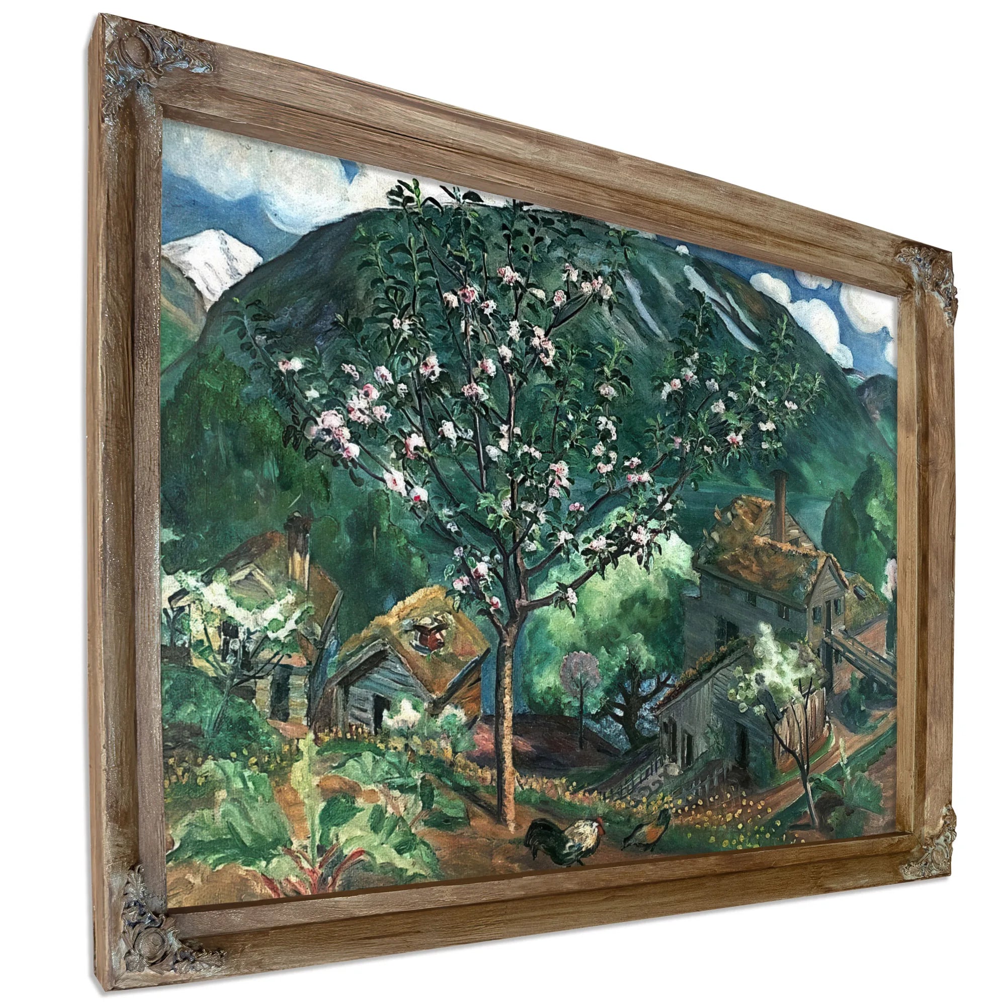 Apple Tree In Blossom By Nicolai Astrup Fine Art Print