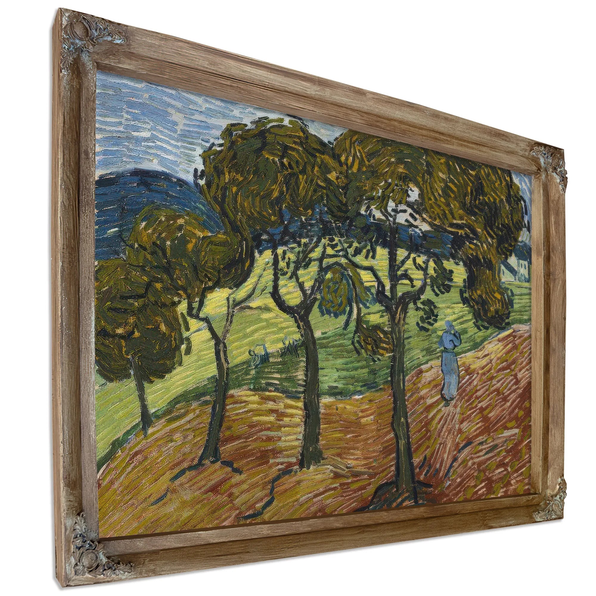Landscape With Figures By Vincent Van Gogh Fine Art Print