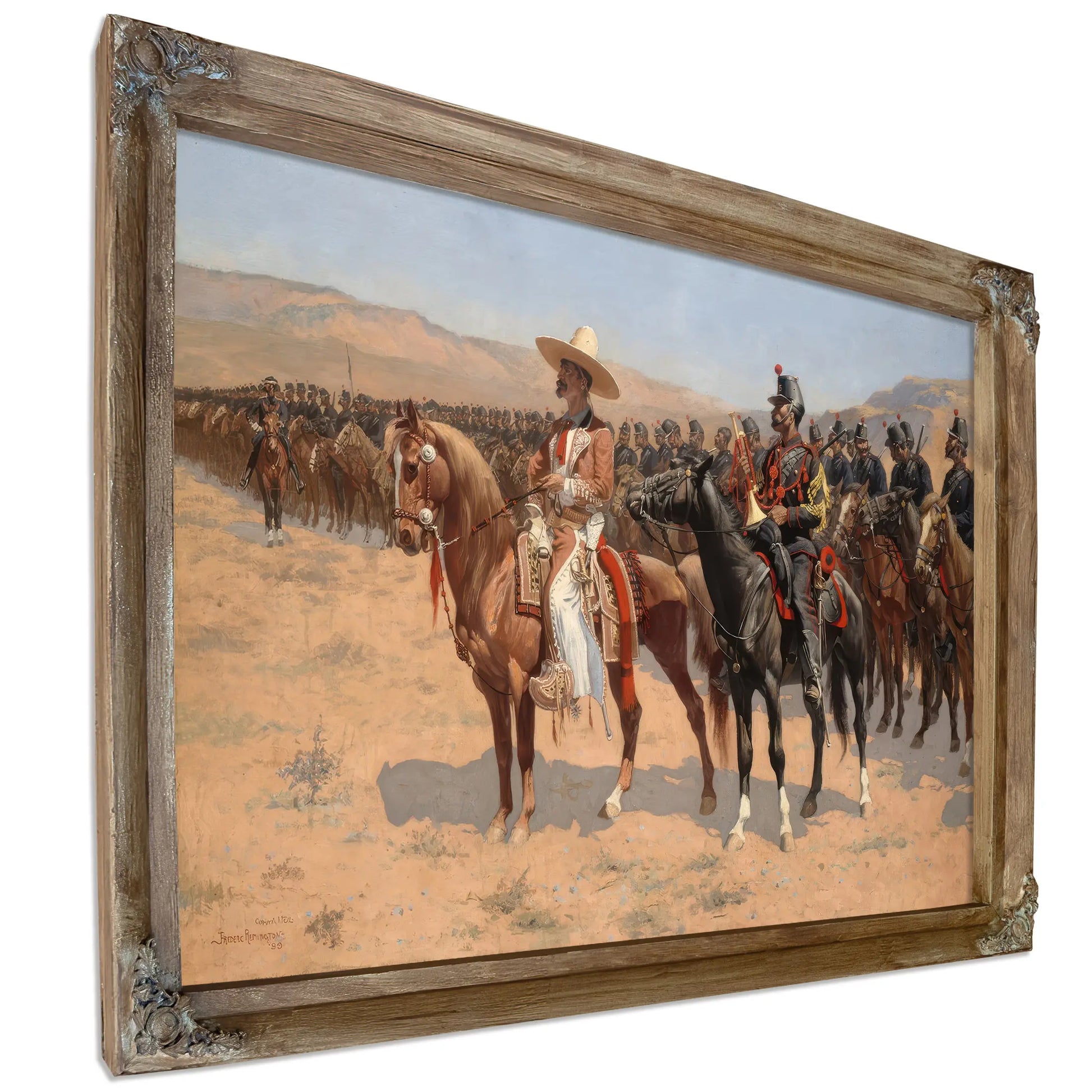 The Mexican Major A by Frederic Remington