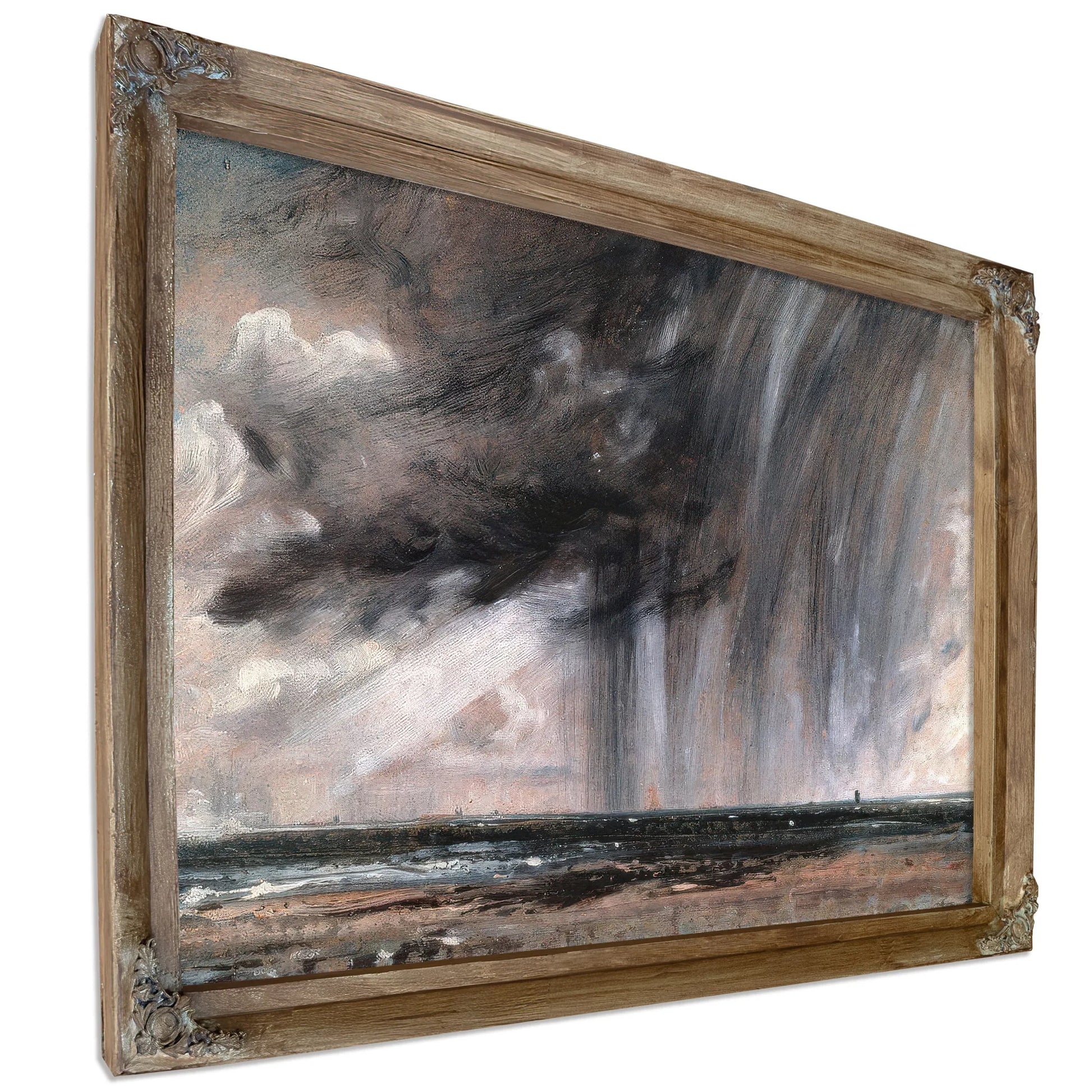 Seascape Study With Rain Cloud 1827 By John Constable Fine Art Print