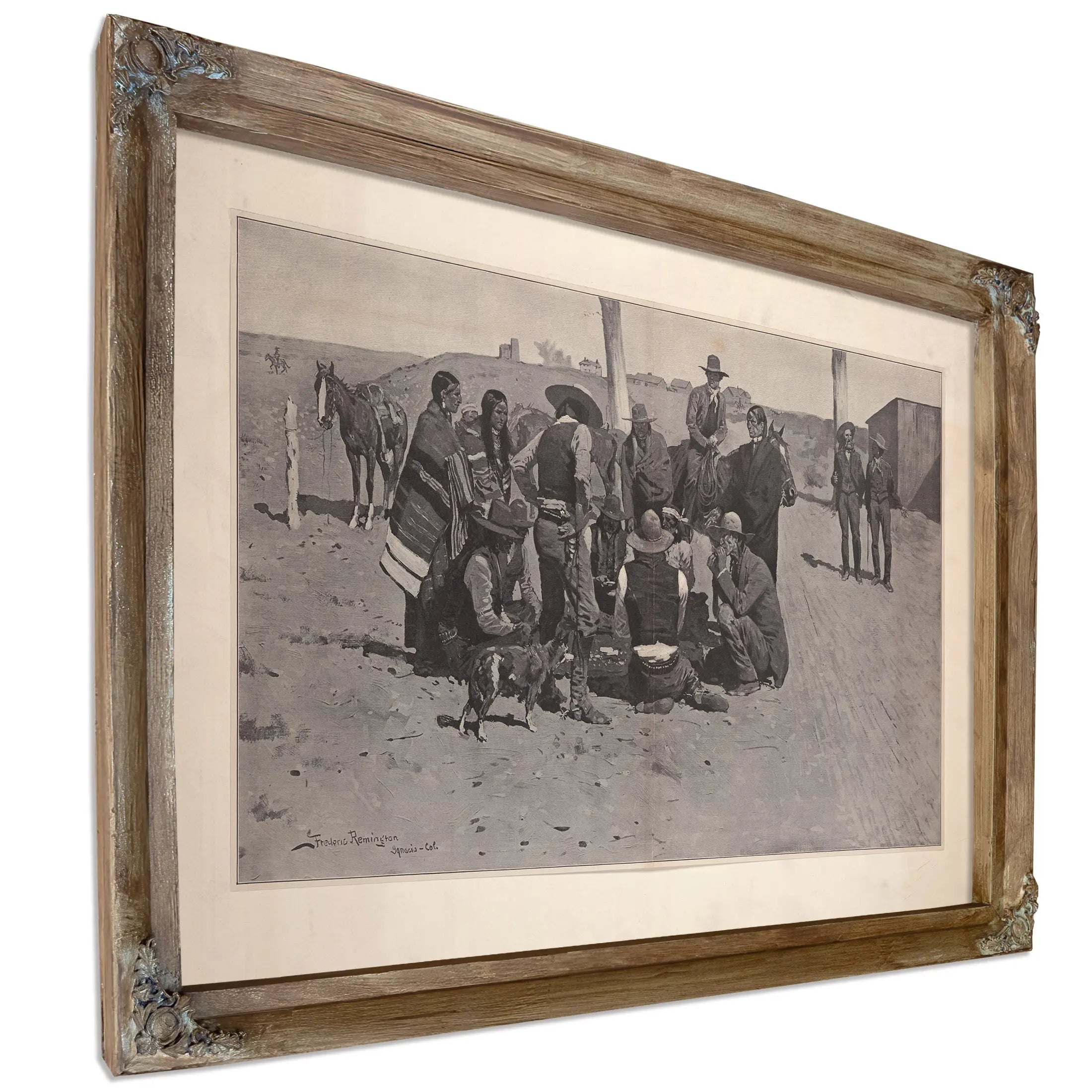 Mexican Monte by Frederic Remington