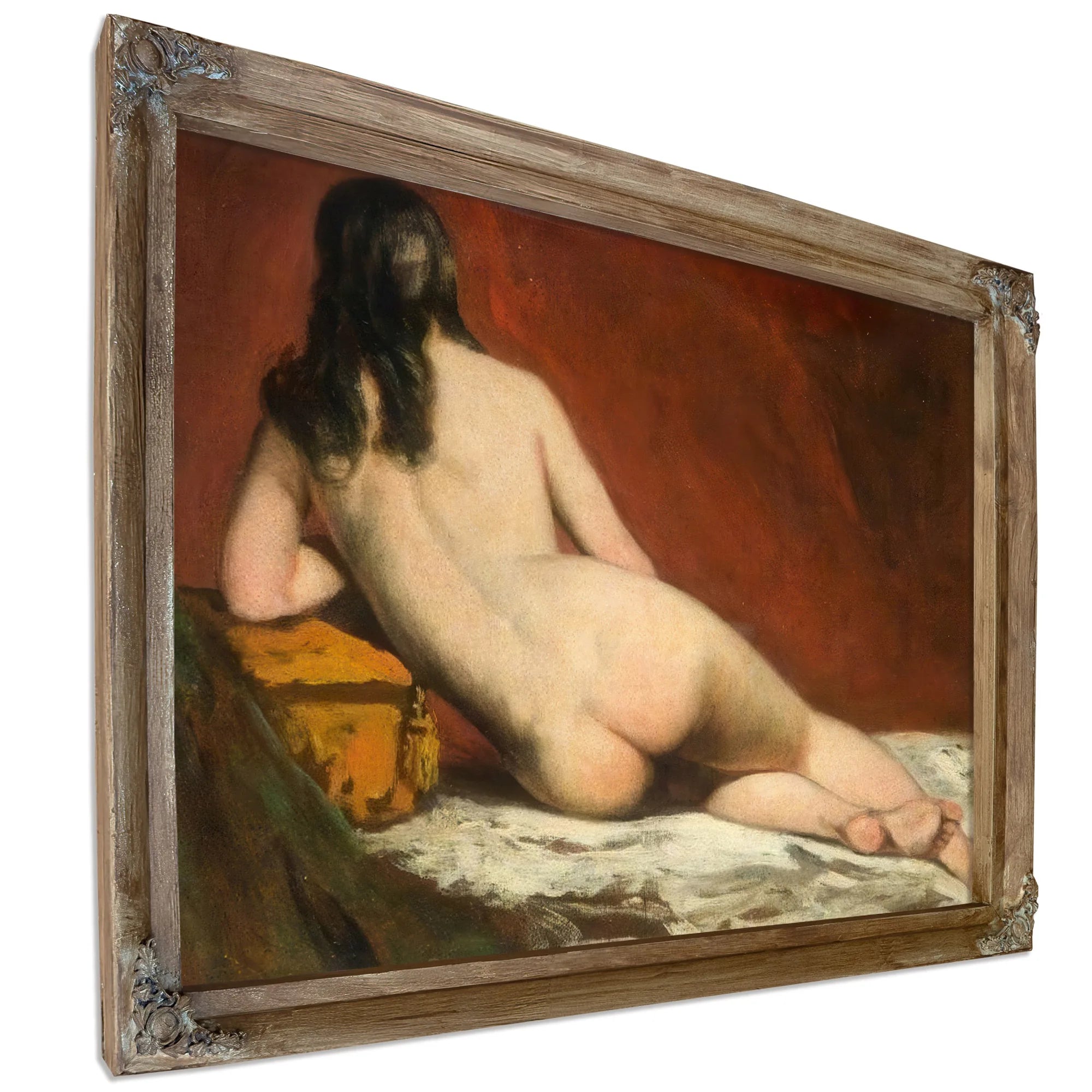 Nude Study Of A Reclining Woman By William Etty Fine Art Print