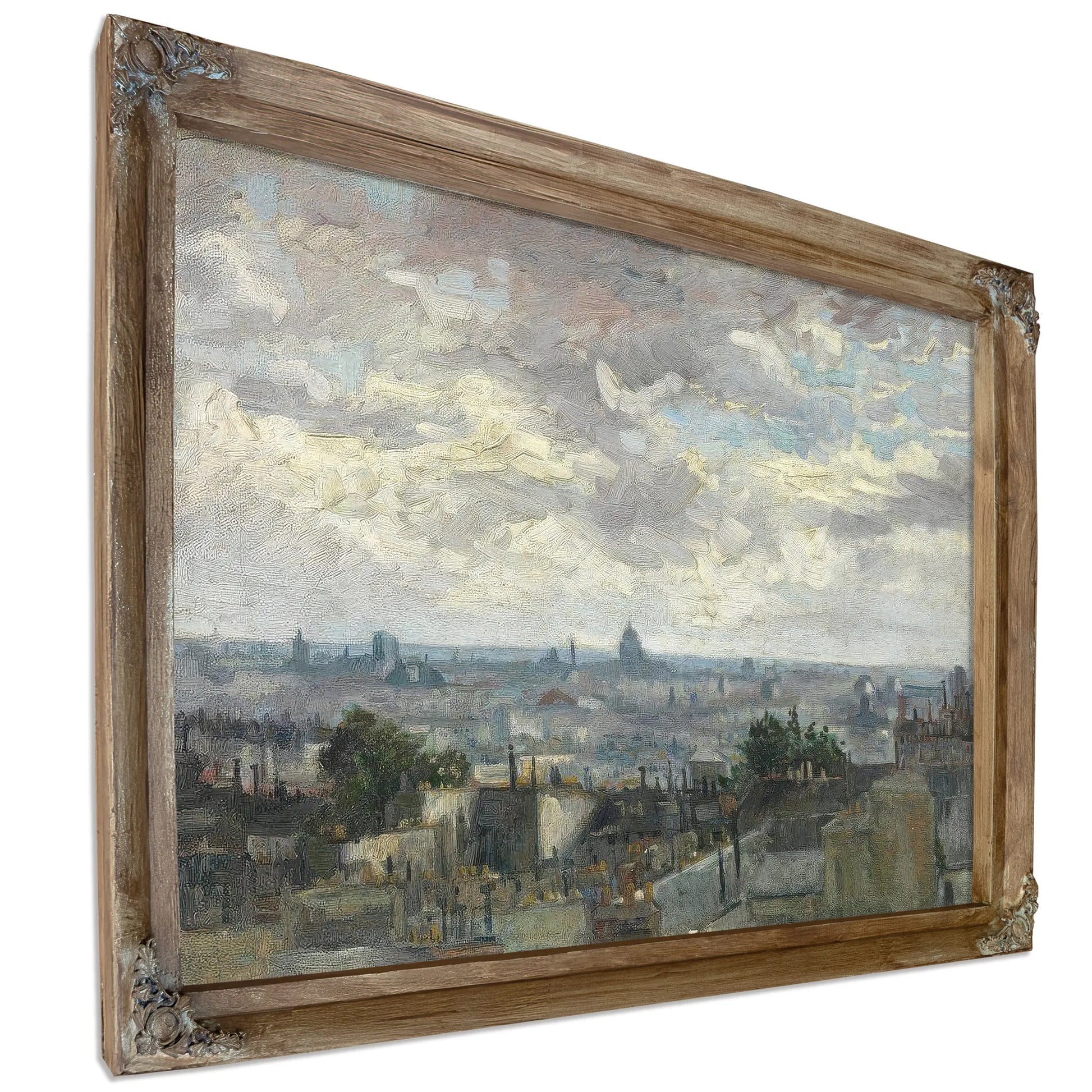View Of Paris By Vincent Van Gogh Fine Art Print