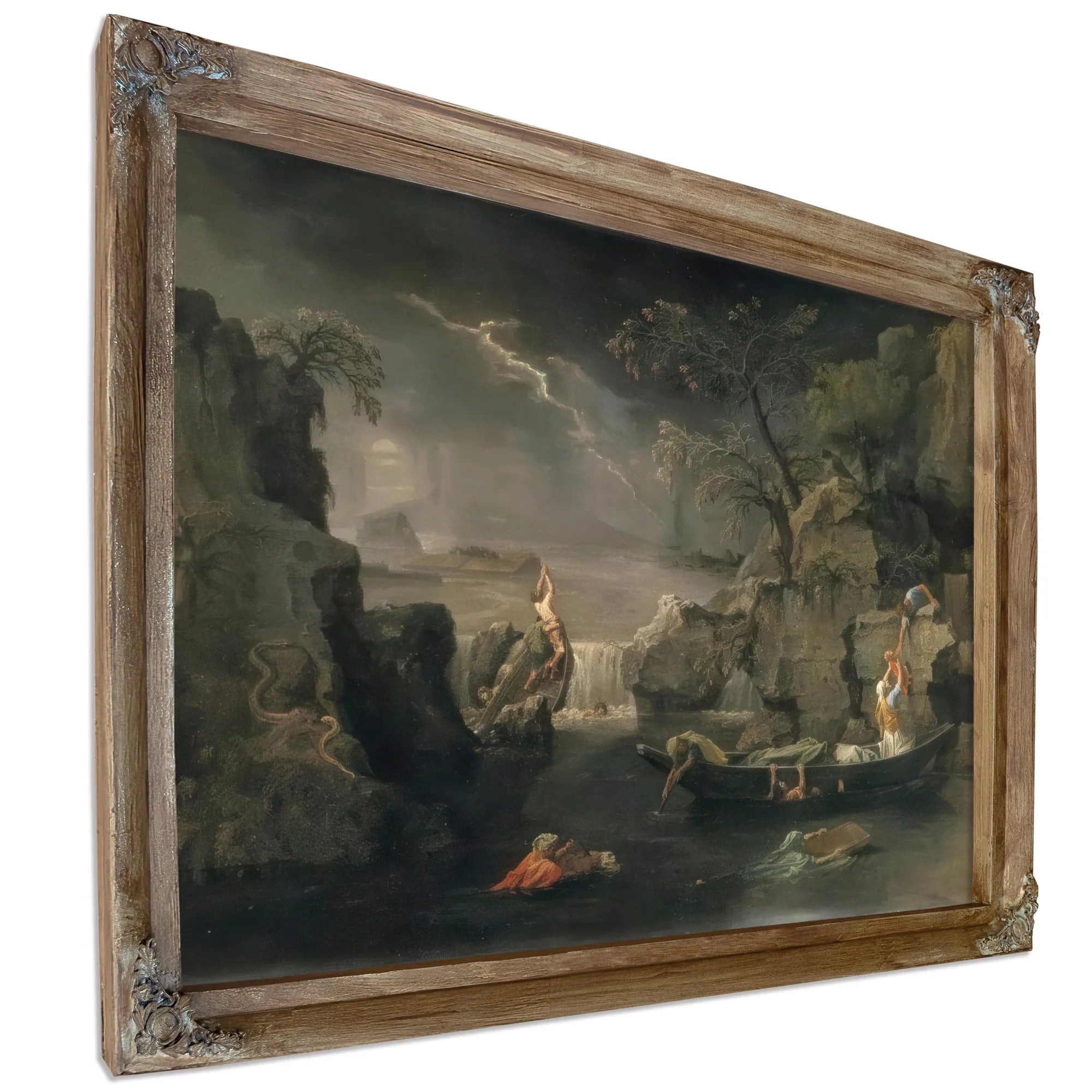 The Four Seasons Winter (The Deluge) By Nicholas Poussin Fine Art Print