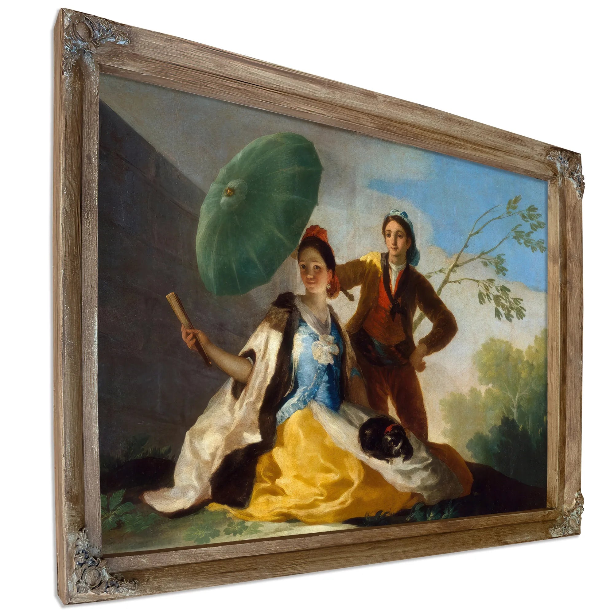 The Parasol El Quitasol 1777 Oil On Linen 104X152Cm Museo Del Prado Madrid By Francisco De Goya Fine Art Print