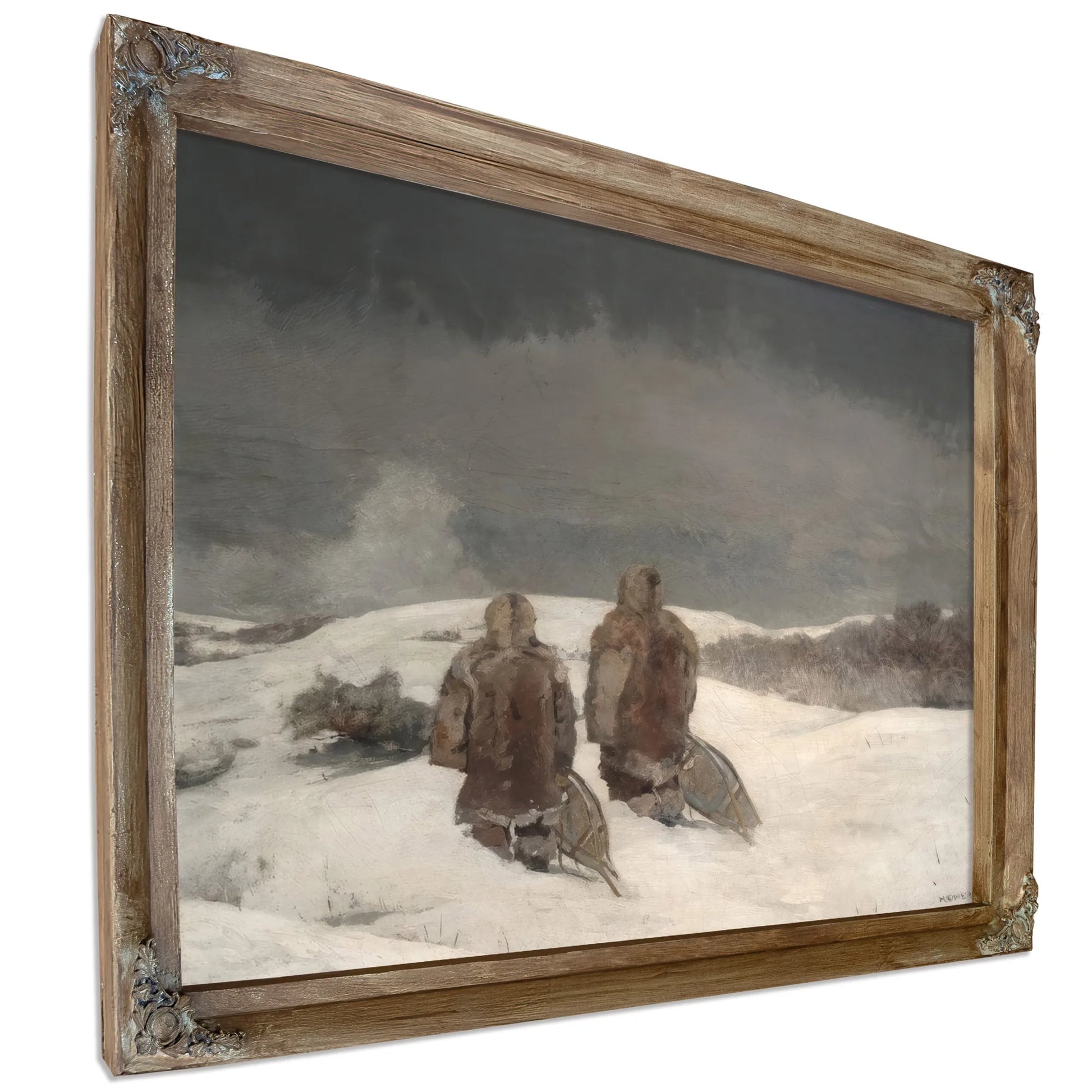 Below Zero By Winslow Homer Fine Art Print