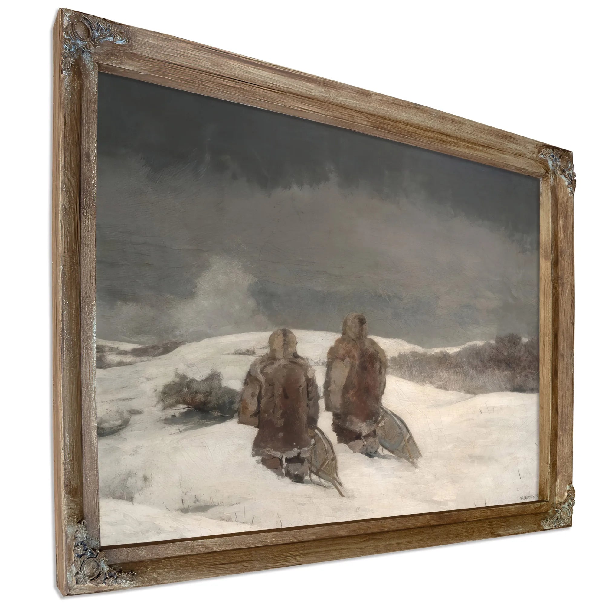 Below Zero By Winslow Homer Fine Art Print