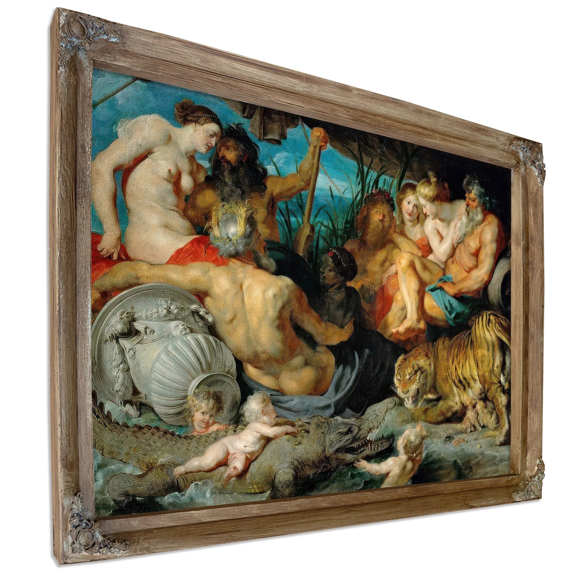 Peter Paul Rubens The Four Continents 1615 By Peter Paul Rubens Fine Art Print