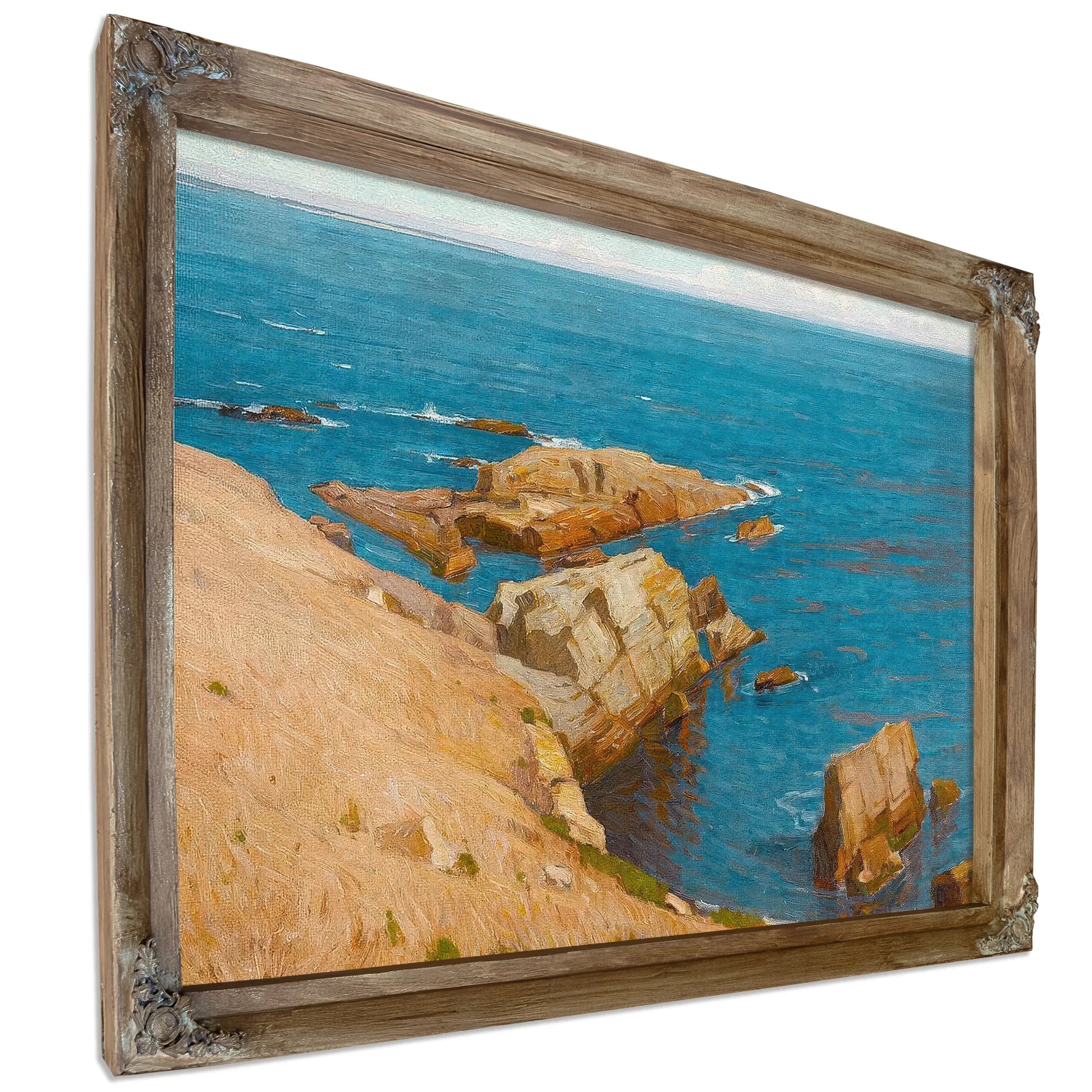 The Silent Summer Sea By William Wendt Fine Art Print