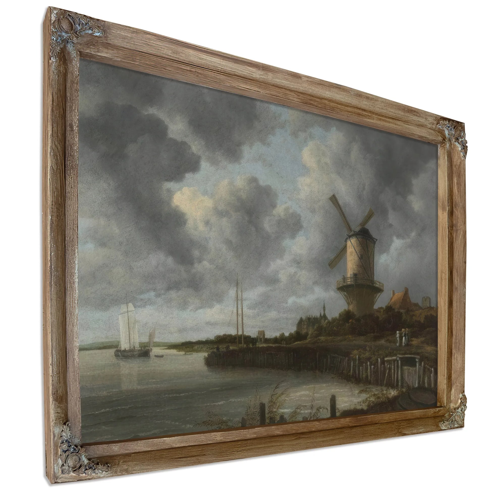 The Windmill At Wijk Bij Duurstede By Jacob Van Ruisdael Fine Art Print