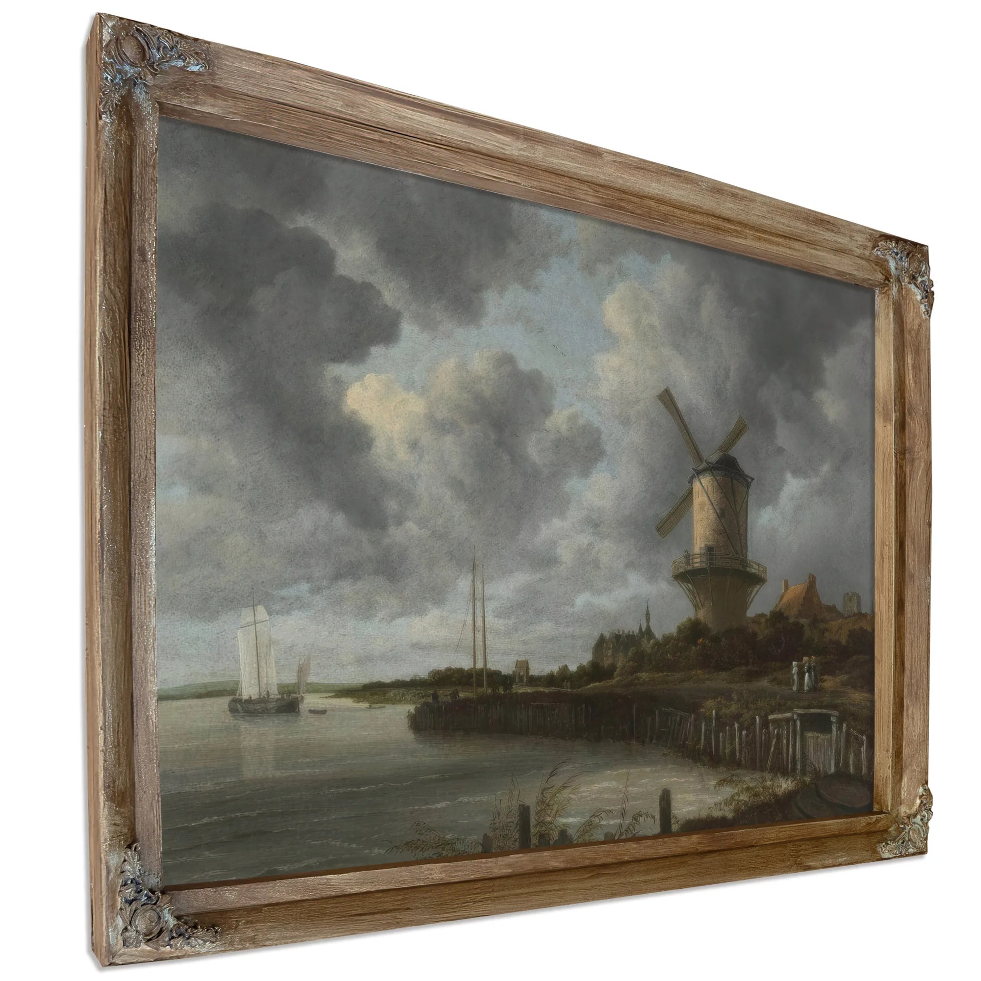 The Windmill At Wijk Bij Duurstede By Jacob Van Ruisdael Fine Art Print