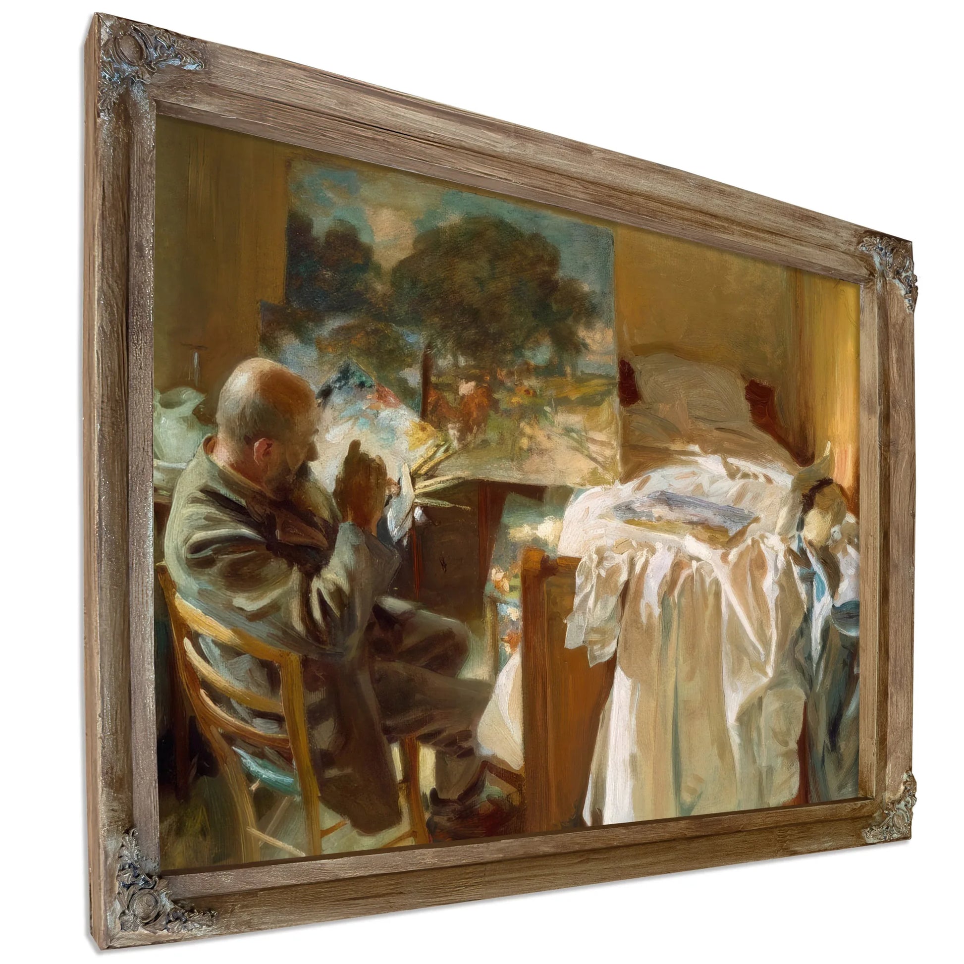 An Artist In His Studio By John Singer Sargent Fine Art Print