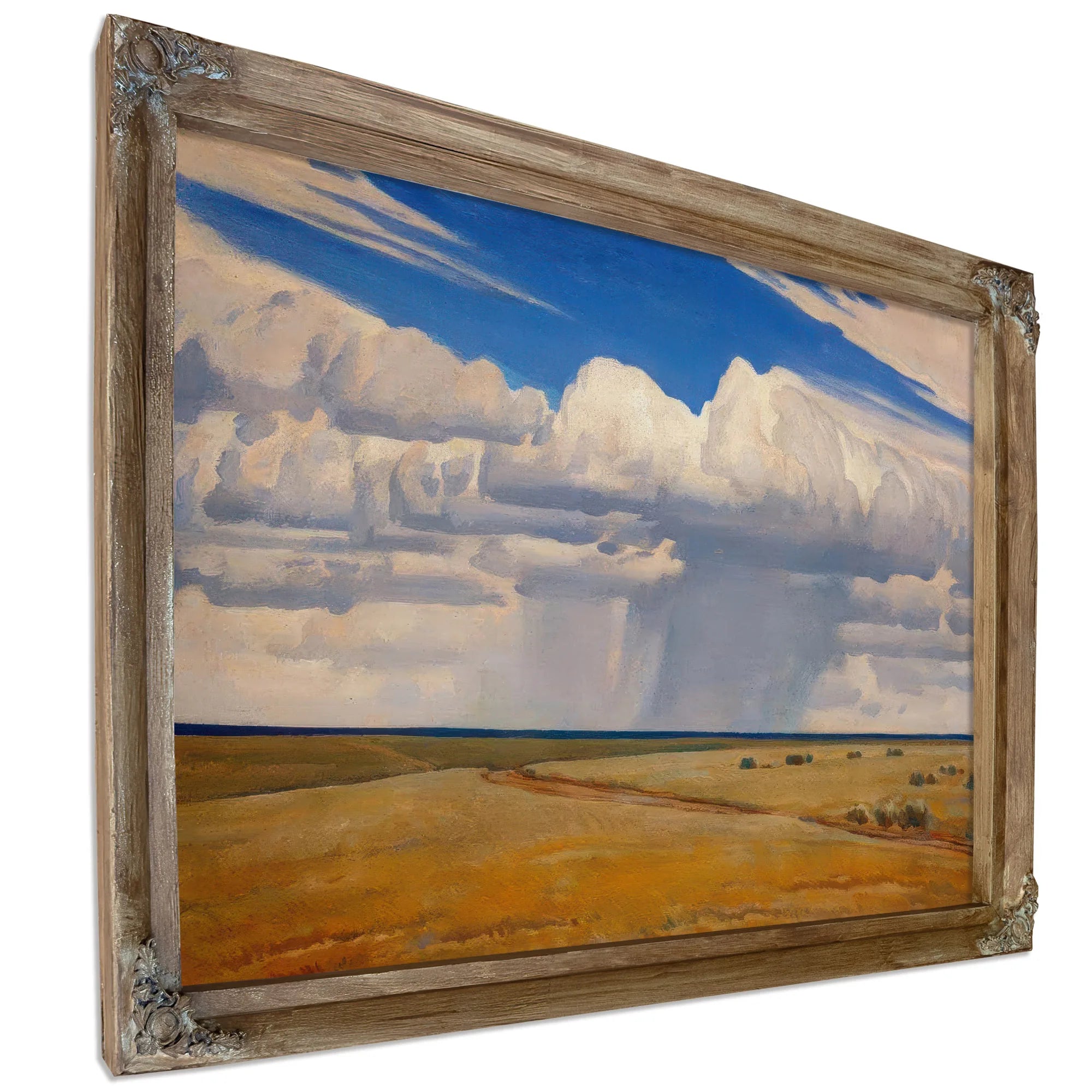 Summer Afternoon Taos By Maynard Dixon Fine Art Print