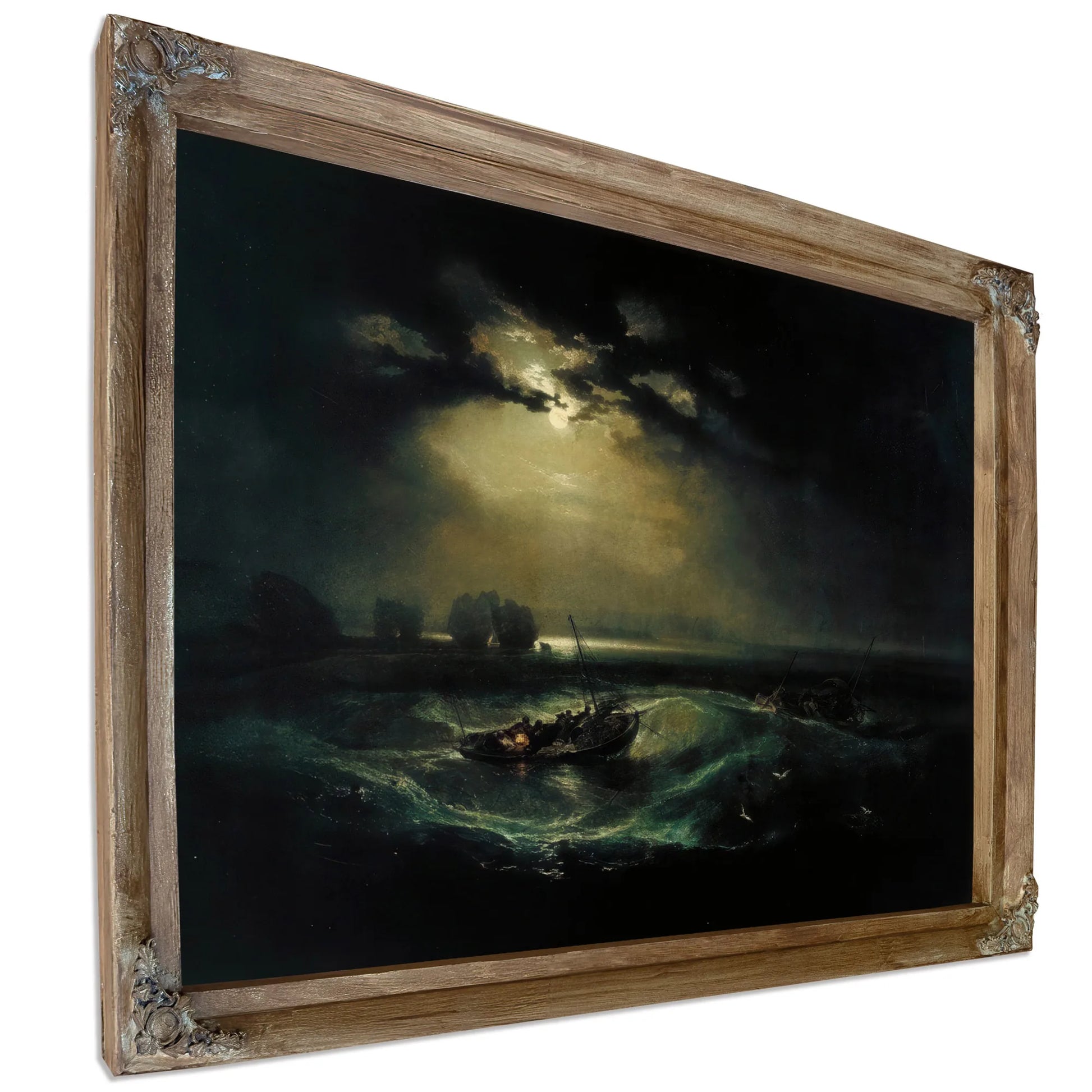 Fishermen At Sea 1796 1 By Joseph Mallord William Turner Fine Art Print
