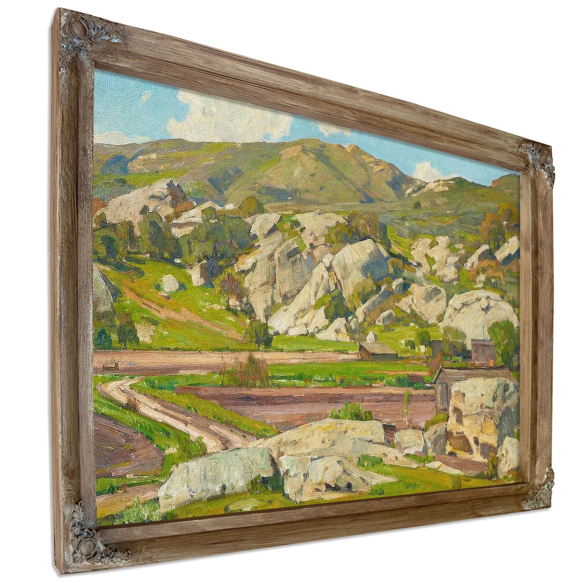 Sermons In Stone By William Wendt Fine Art Print