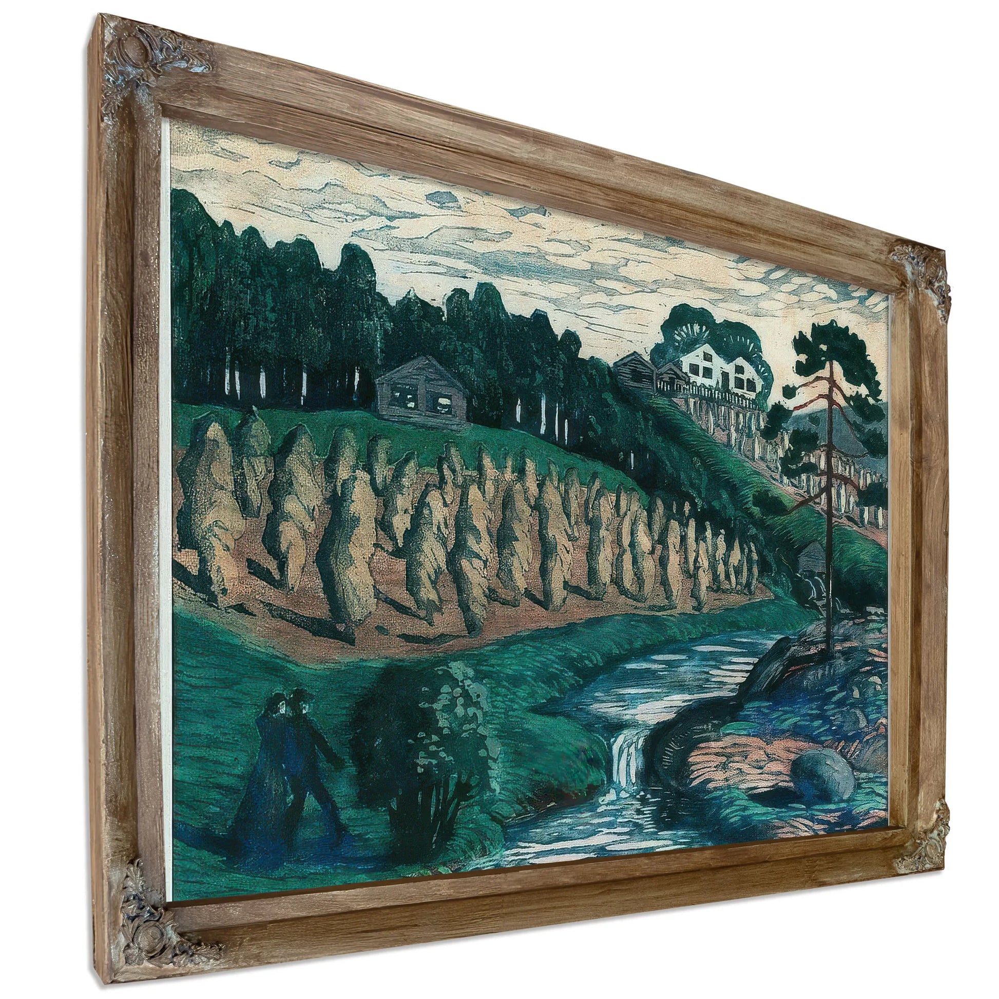 Large Stook By Nicolai Astrup Fine Art Print