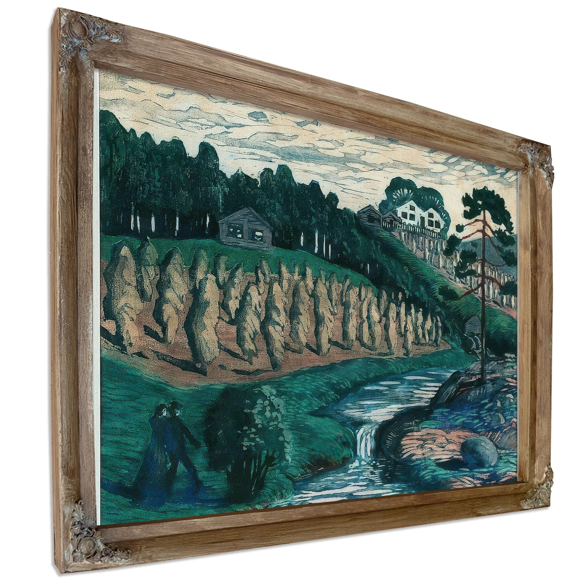 Large Stook By Nicolai Astrup Fine Art Print