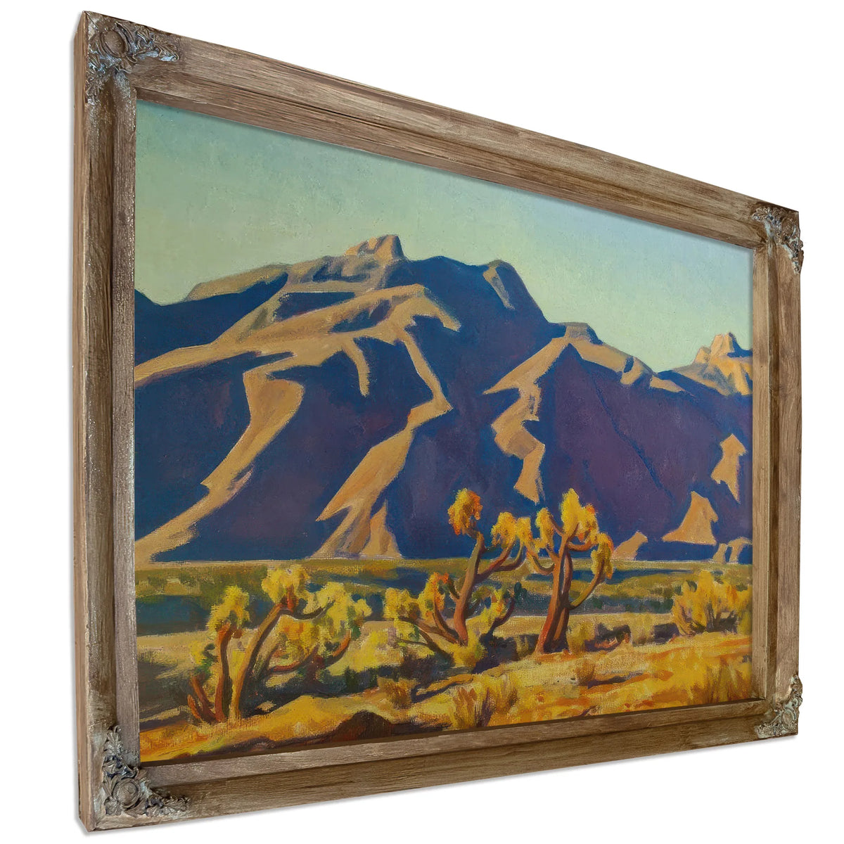 Chollas Against Mountains By Maynard Dixon Fine Art Print