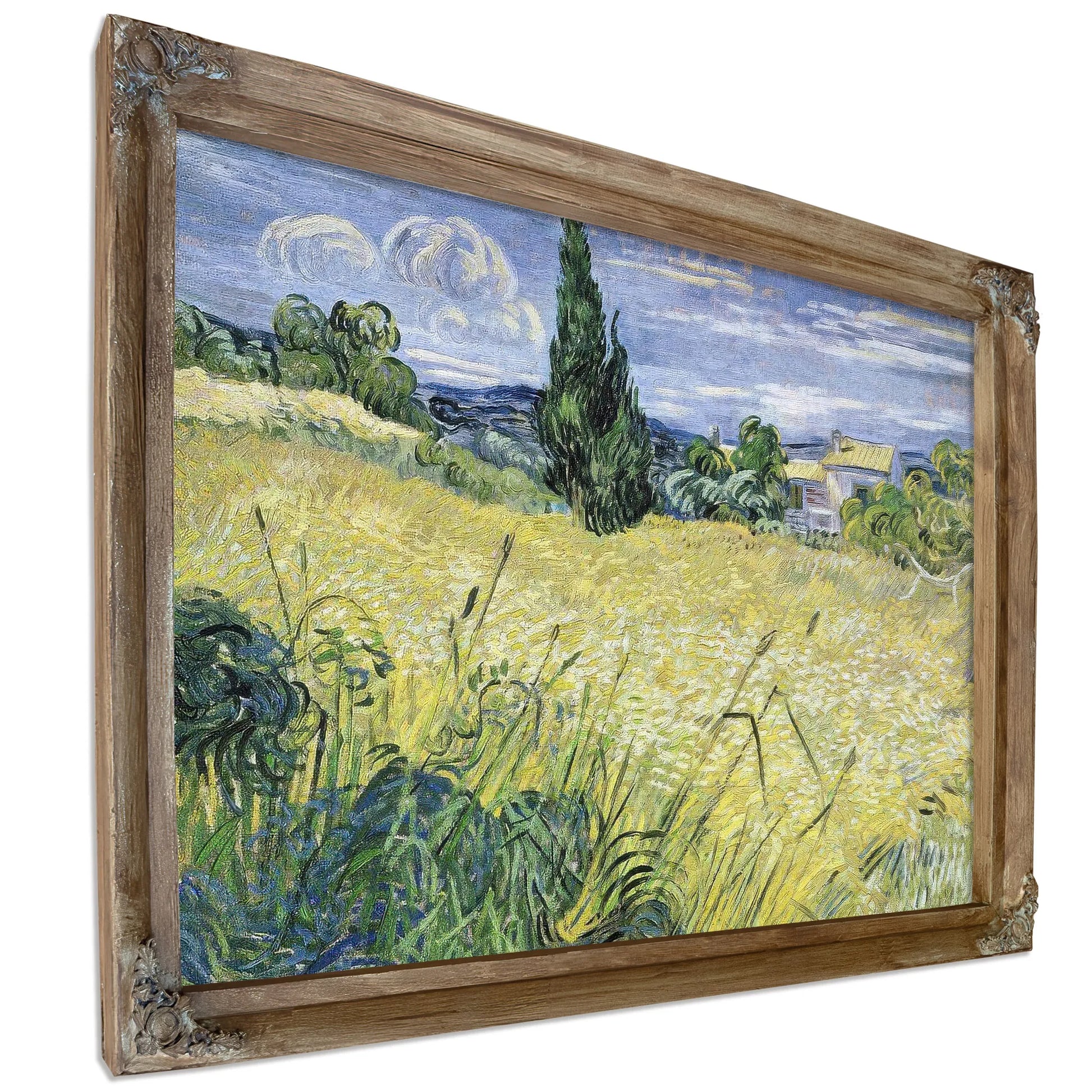 Landscape With Green Corn By Vincent Van Gogh Fine Art Print