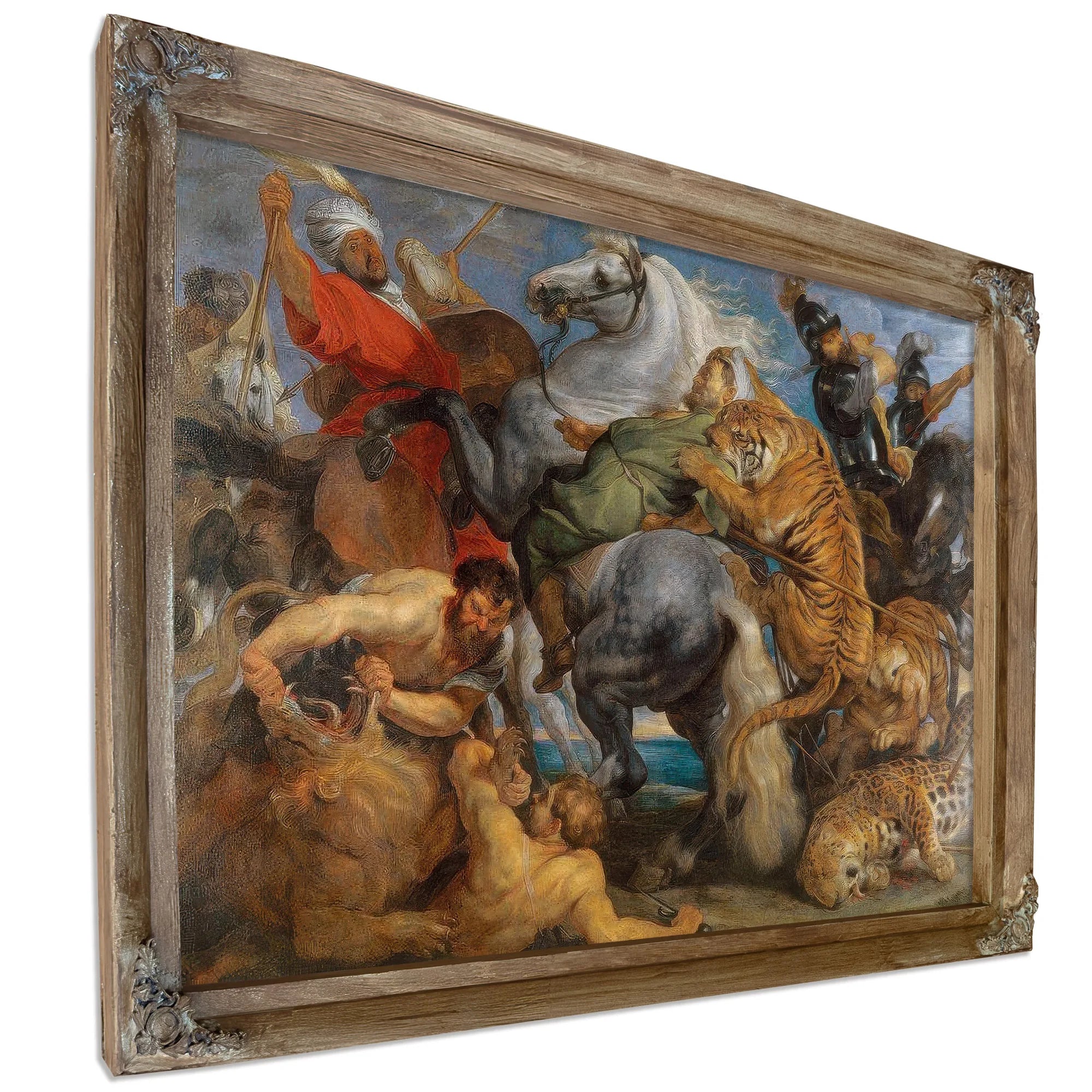 Peter Paul Rubens The Tiger Hunt 1616 By Peter Paul Rubens Fine Art Print