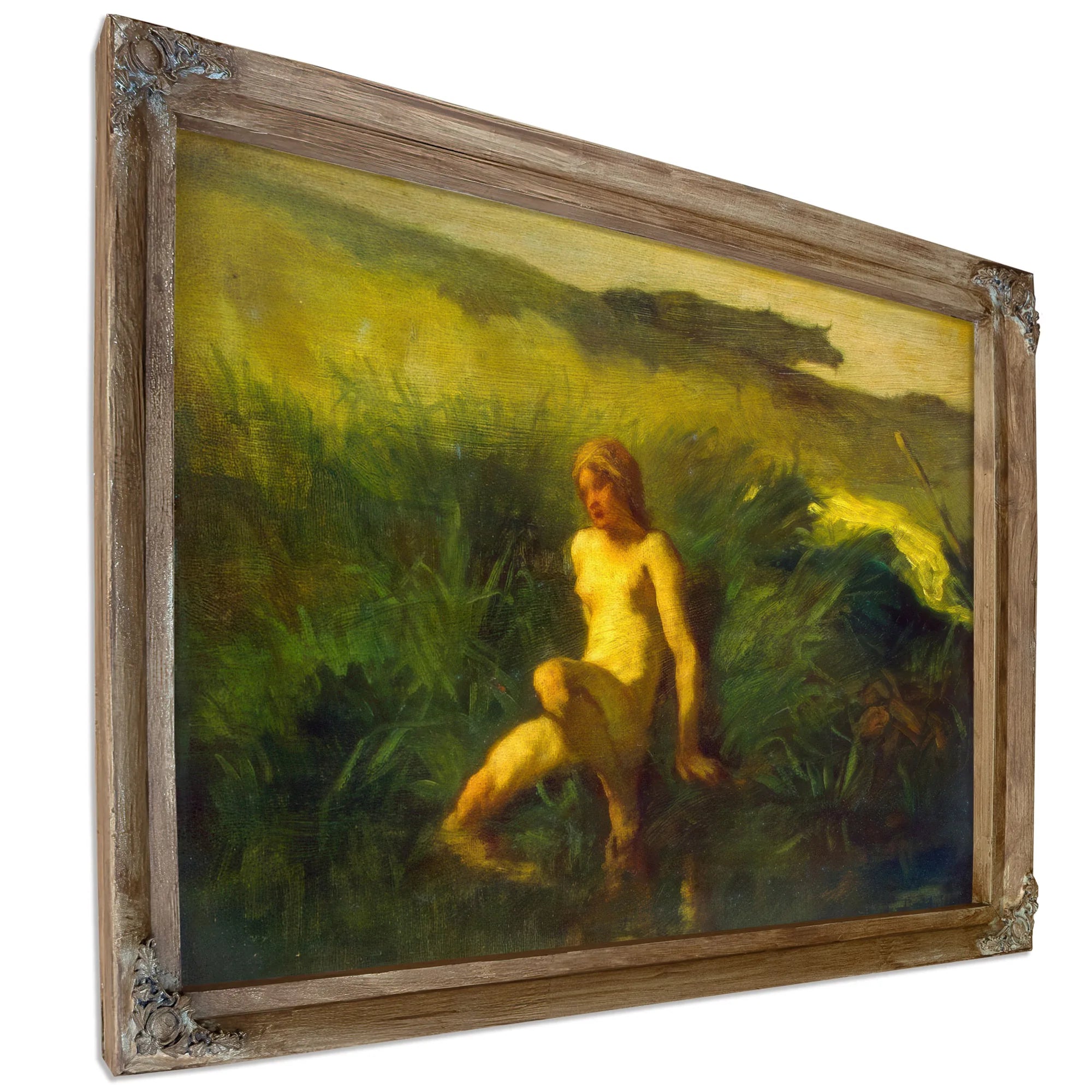 The Bather By Jean Francois Millet Fine Art Print