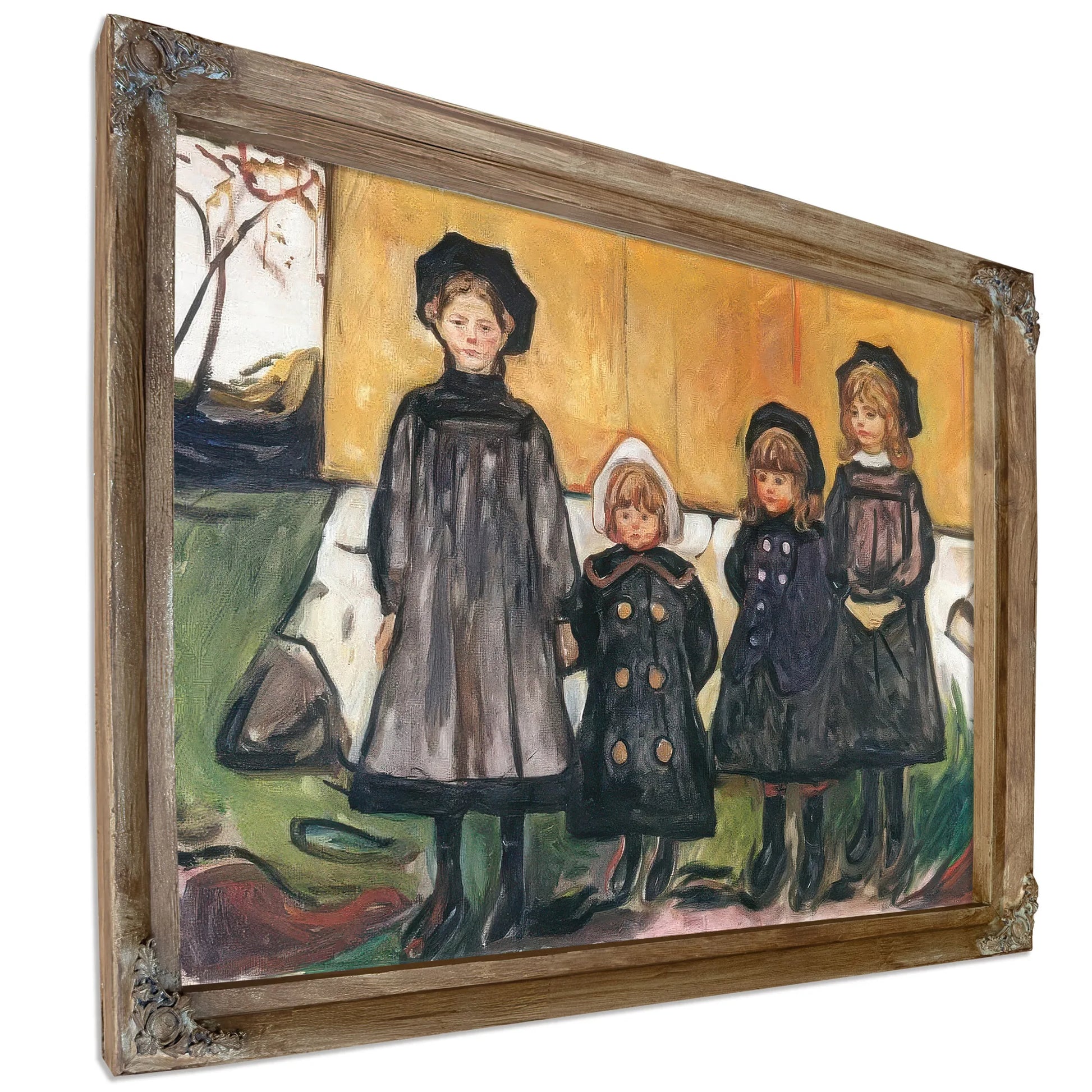 Four Girls At Asgardstrand 1902 By Edvard Munch Fine Art Print