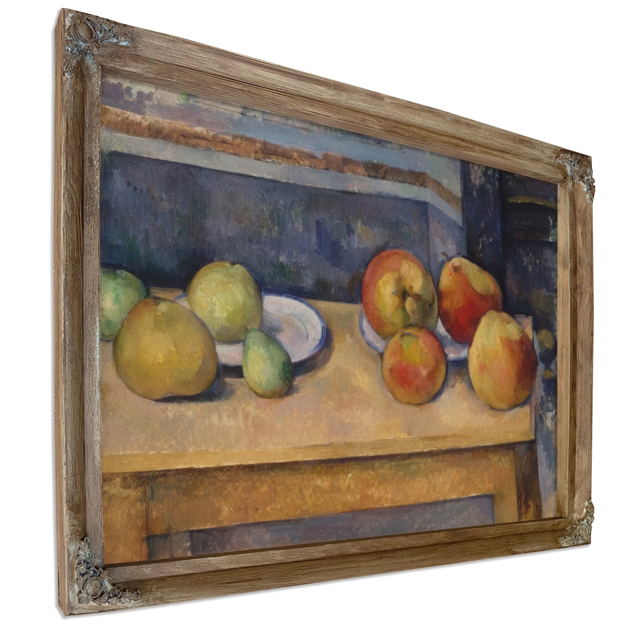 Still Life With Apples And Pears 1892 By Paul Cezanne Fine Art Print