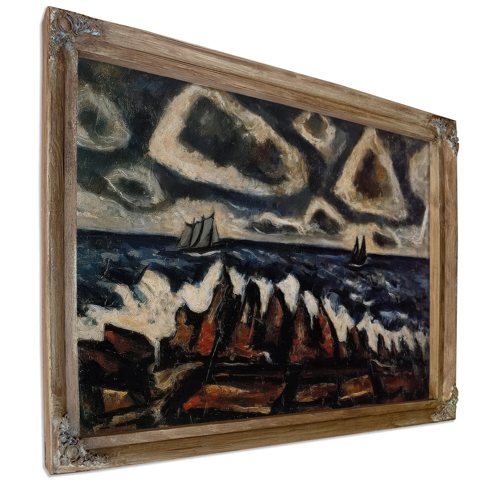 Northern Seascape Off The Banks By Marsden Hartley Fine Art Print