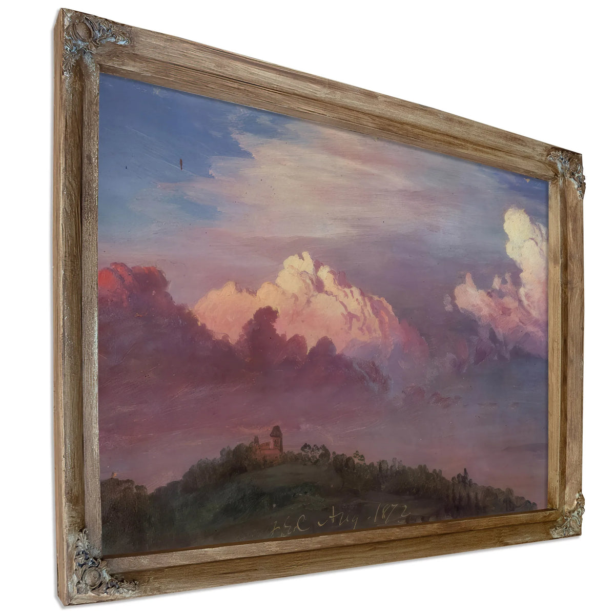 Olana In The Clouds By Frederic Edwin Church Fine Art Print