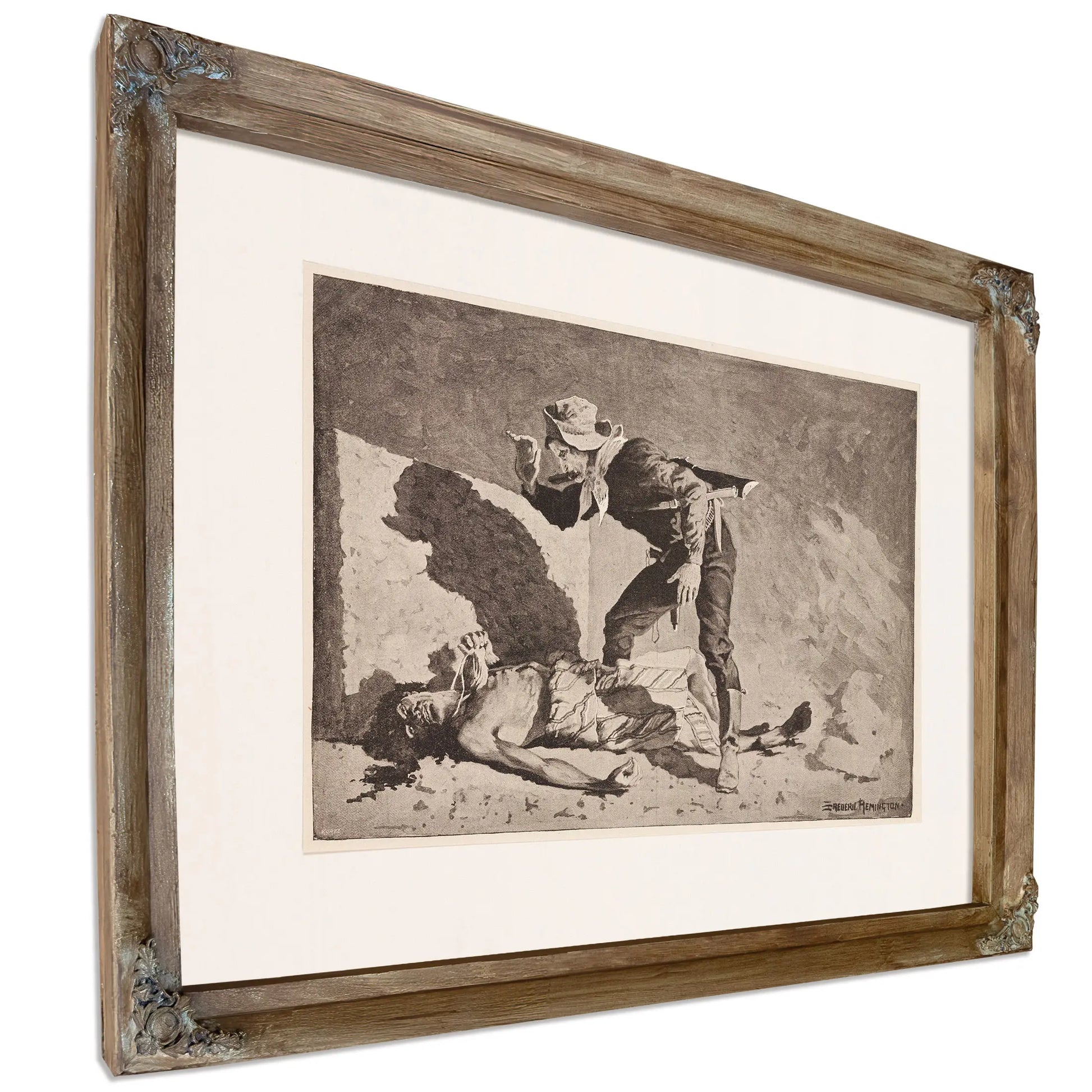 The Dying Cacique by Frederic Remington