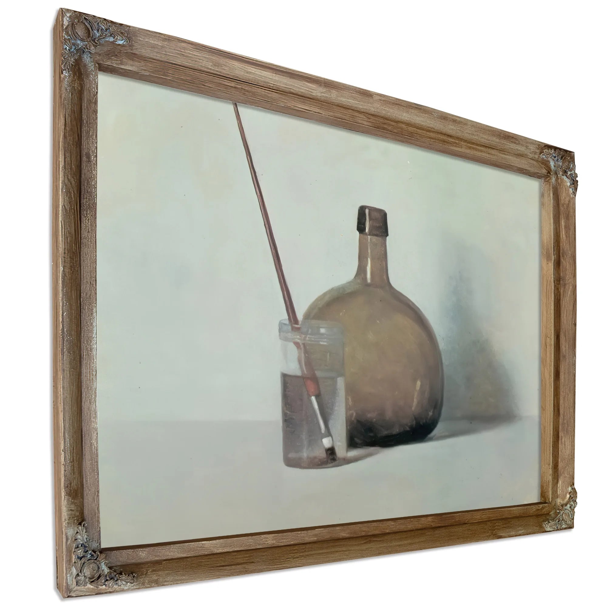 Still Life With Brush By NC Wyeth Fine Art Print