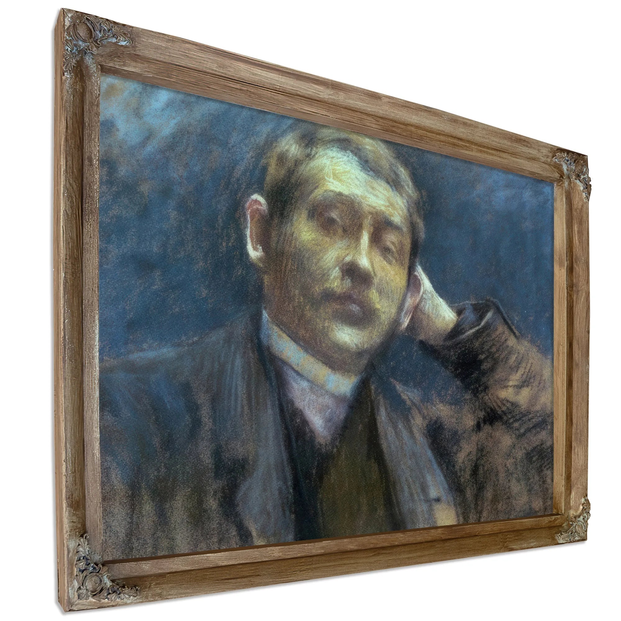 Portrait Of Otto Bacher By Gari Melchers Fine Art Print