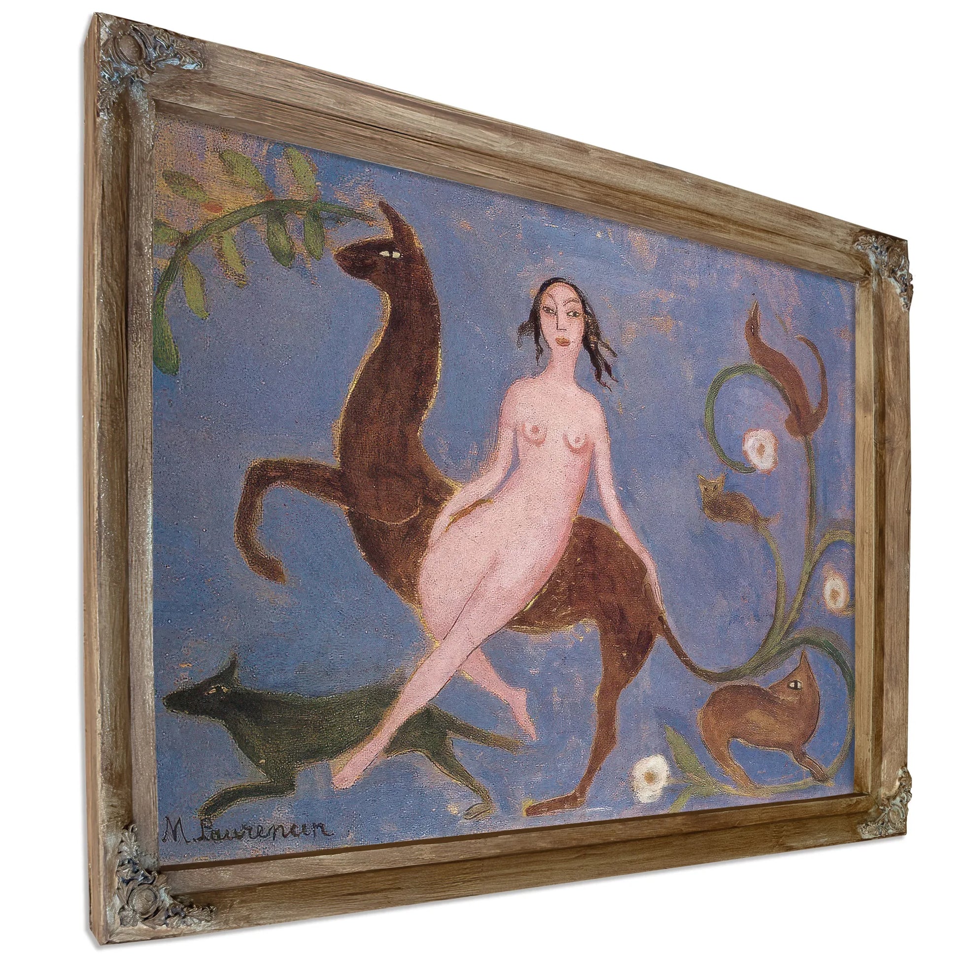 Diane Hunting 1908 By Marie Laurencin Fine Art Print