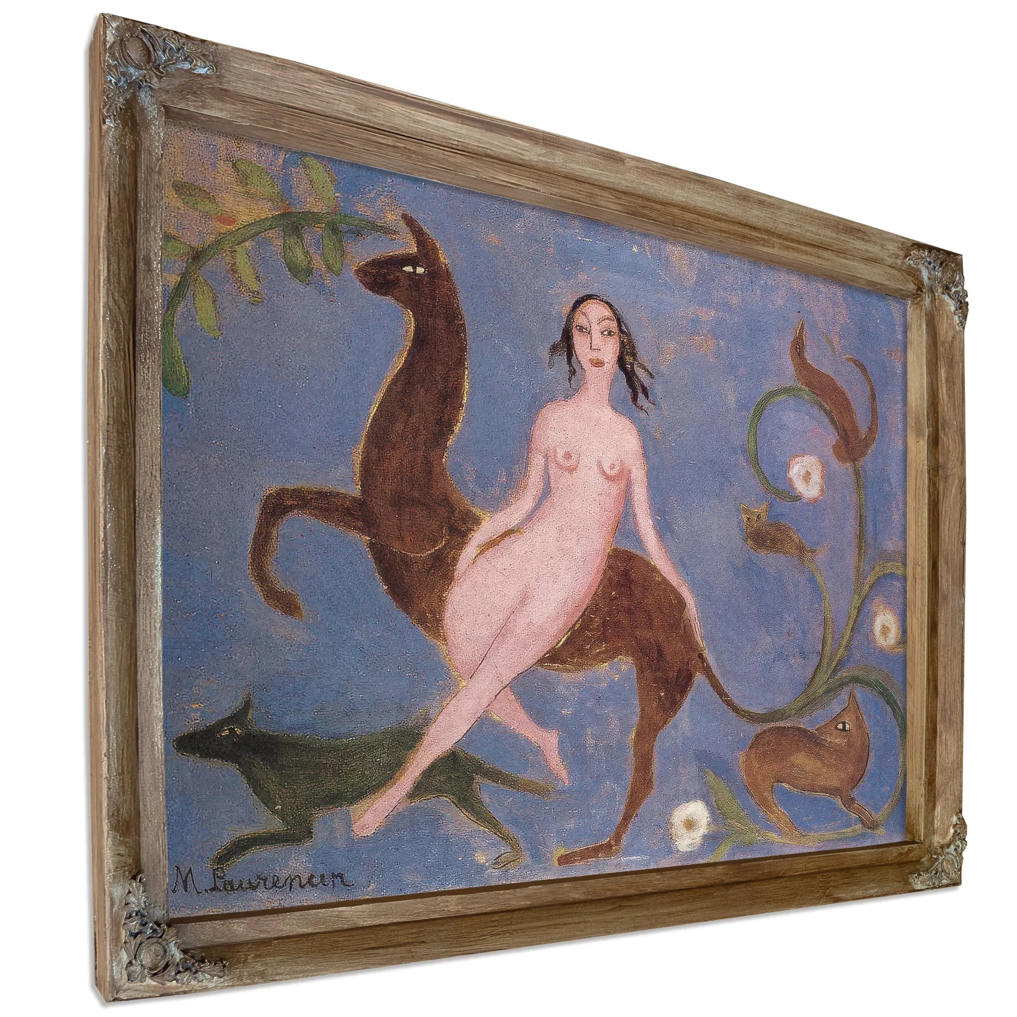 Diane Hunting 1908 By Marie Laurencin Fine Art Print