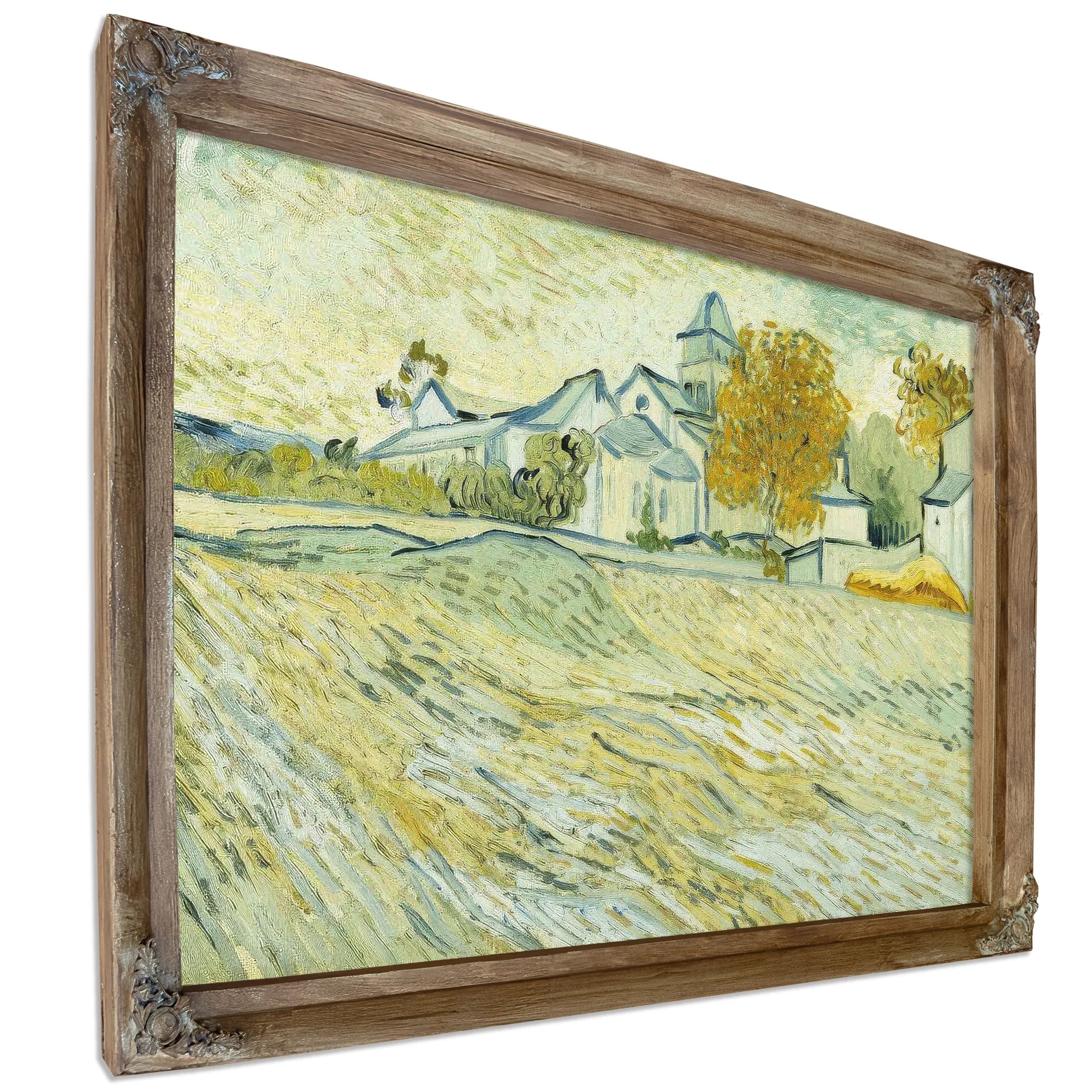 View Of Asylum And Saint Remy Chapel By Vincent Van Gogh Fine Art Print