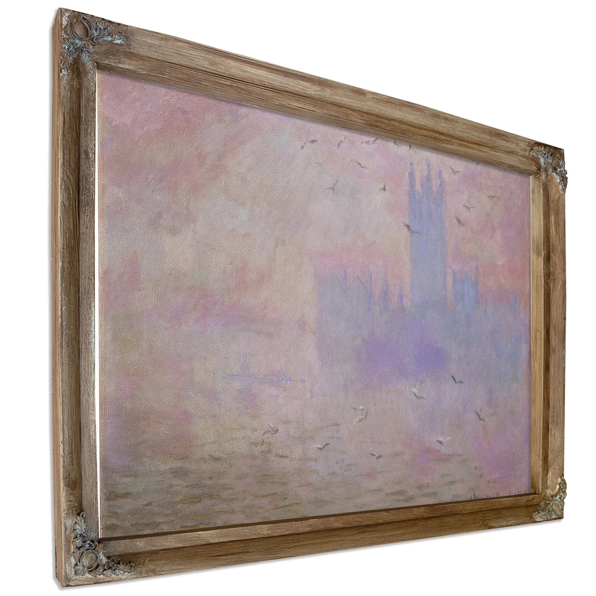 The Houses Of Parliament, Seagulls By Claude Monet Fine Art Print