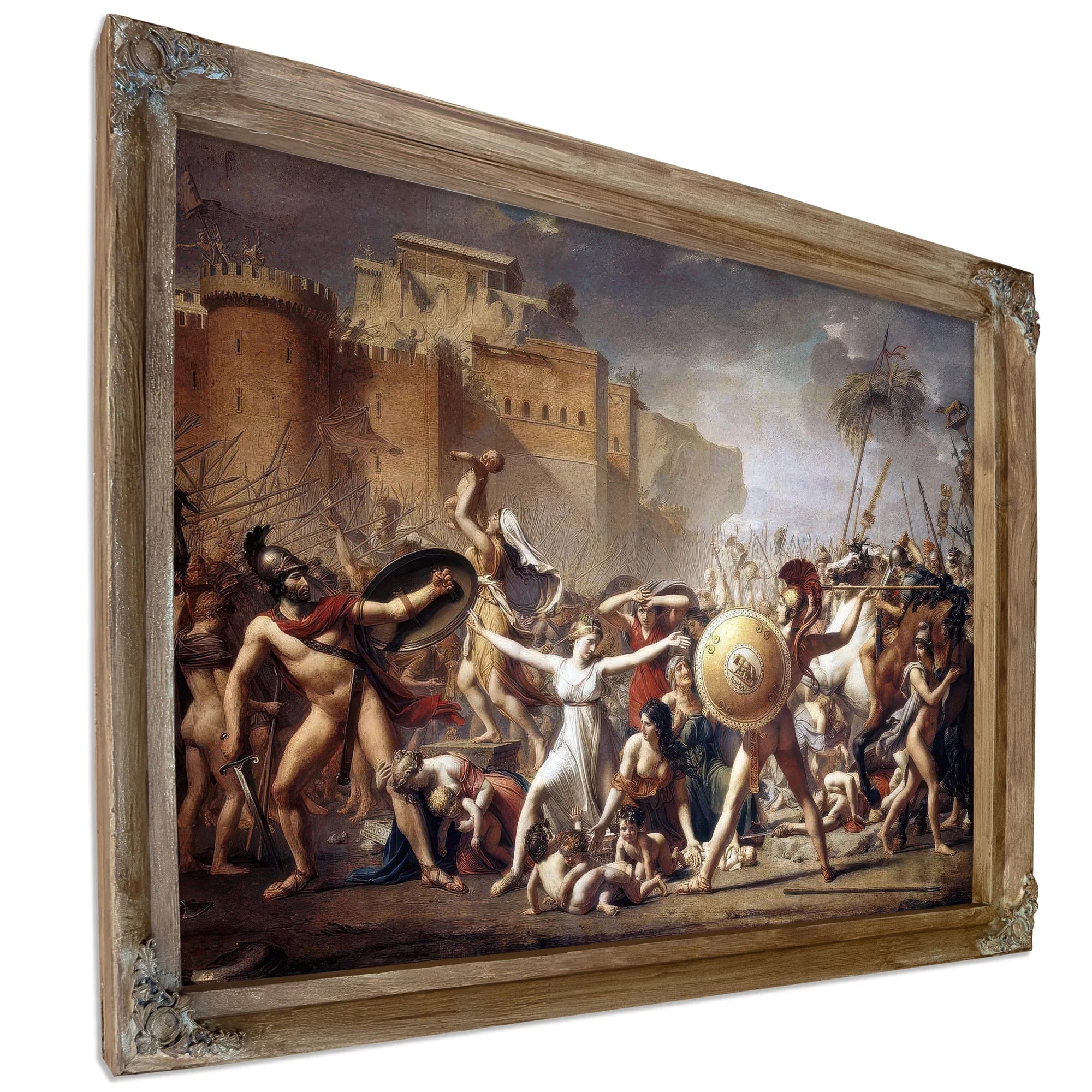 The Intervention Of The Sabine Women 1795 By Jacques Louis David Fine Art Print