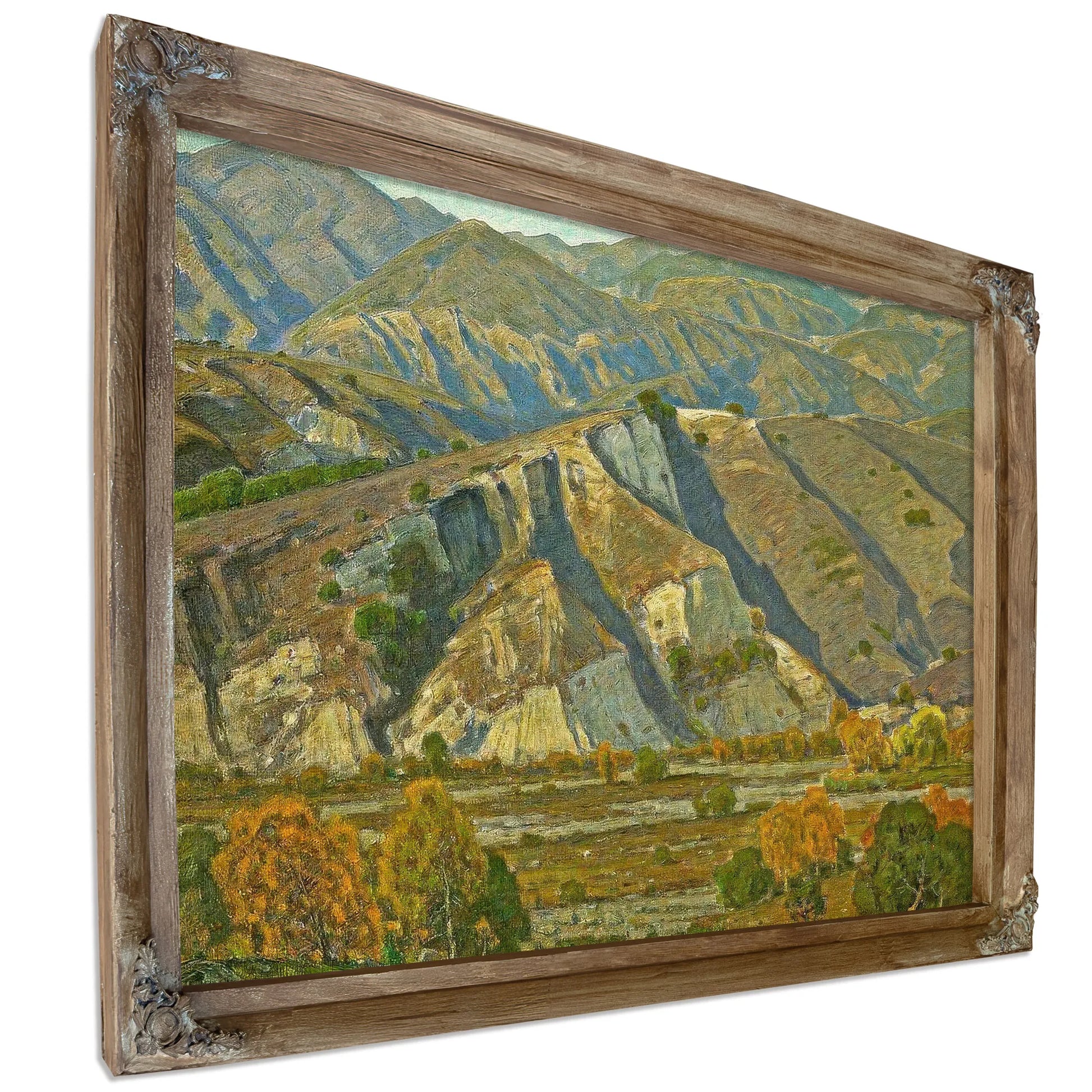At The Base Of The Mountains By William Wendt Fine Art Print